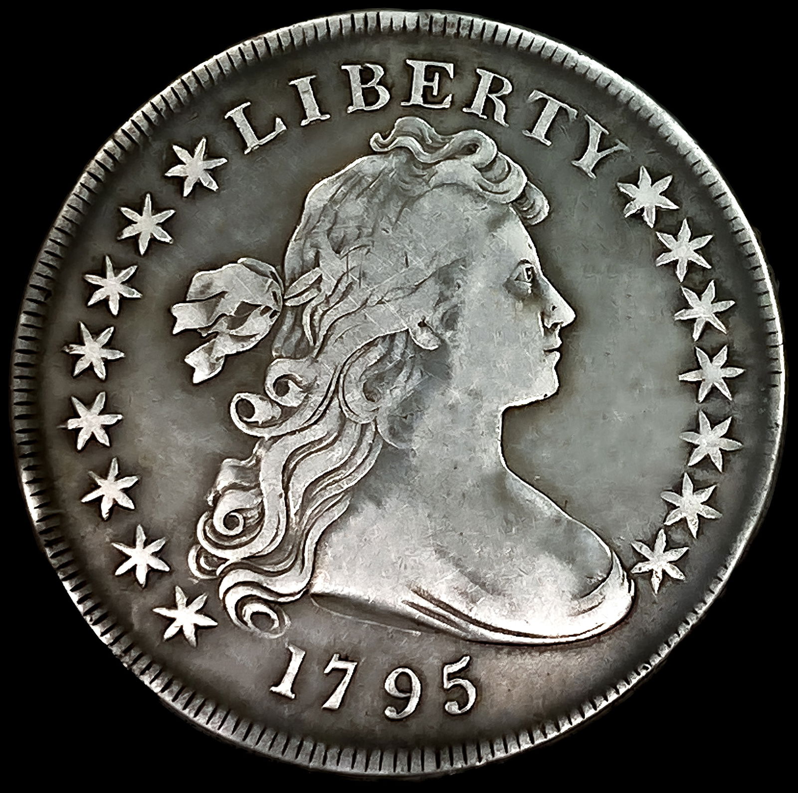 1795 Centered Bust Draped Bust Dollar: 1795 Centered Bust Draped Bust Dollar