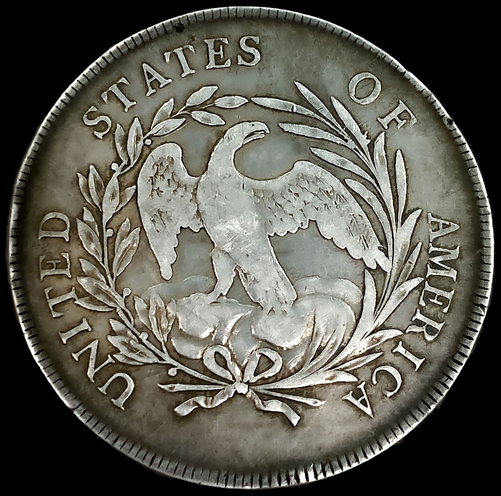 1795 Centered Bust Draped Bust Dollar - 2