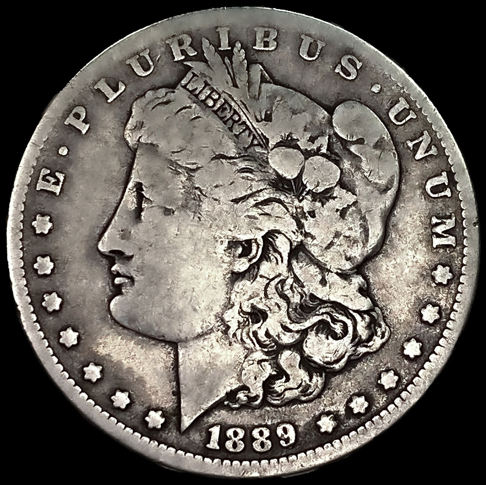 1889-CC Morgan Silver Dollar: 1889-CC Morgan Silver Dollar