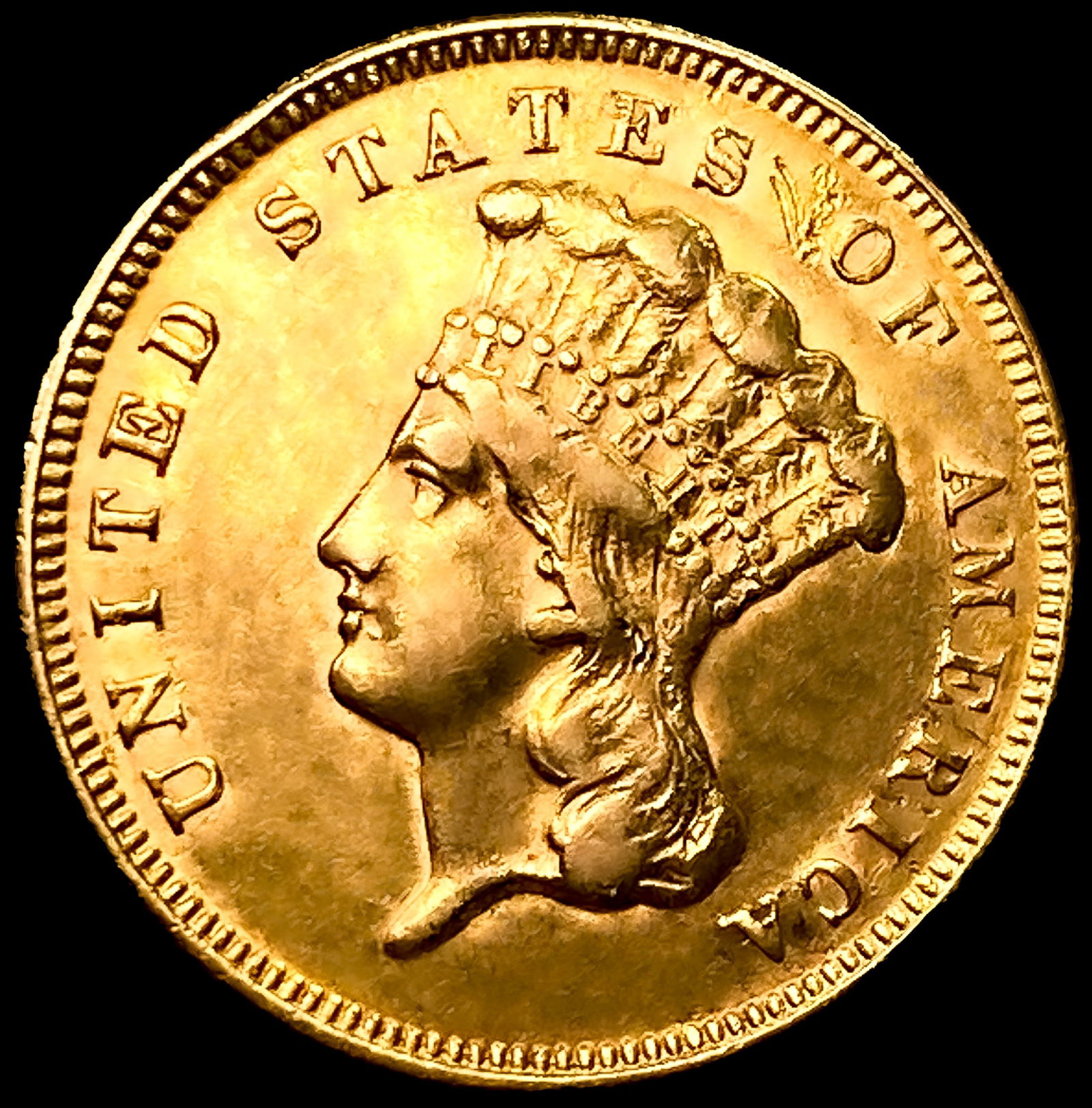 1878 $3 Gold Piece: 1878 $3 Gold Piece
