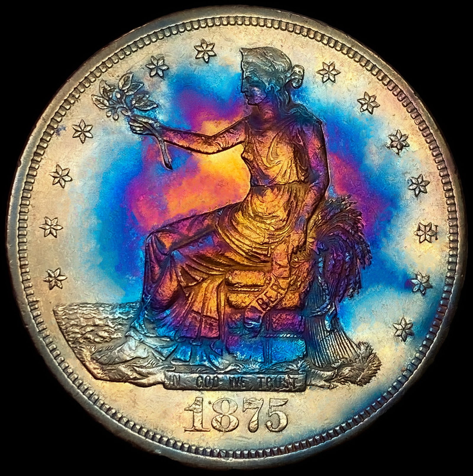 1875-CC Silver Trade Dollar: 1875-CC Silver Trade Dollar