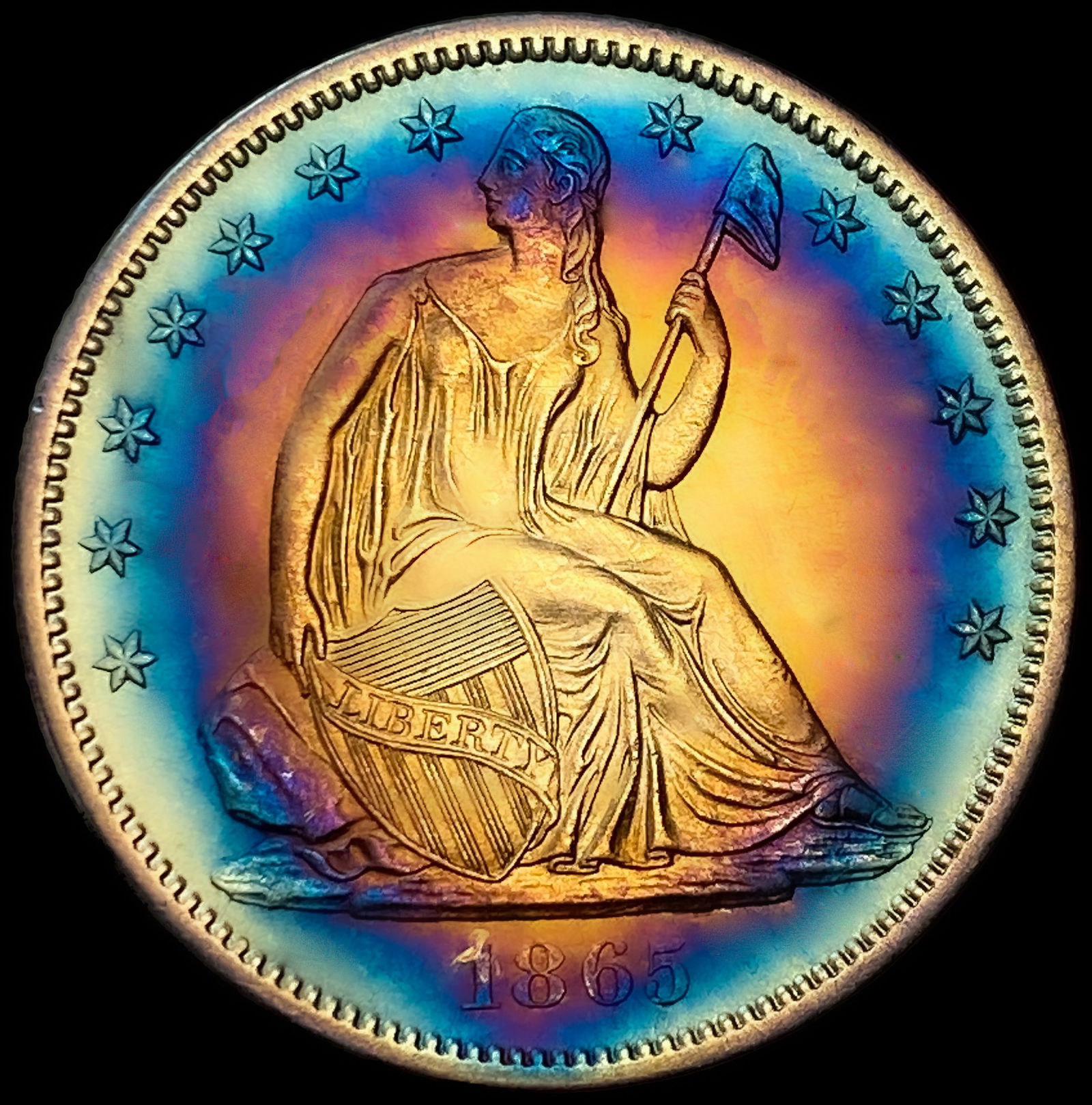 1865-S Seated Liberty Half Dollar: 1865-S Seated Liberty Half Dollar