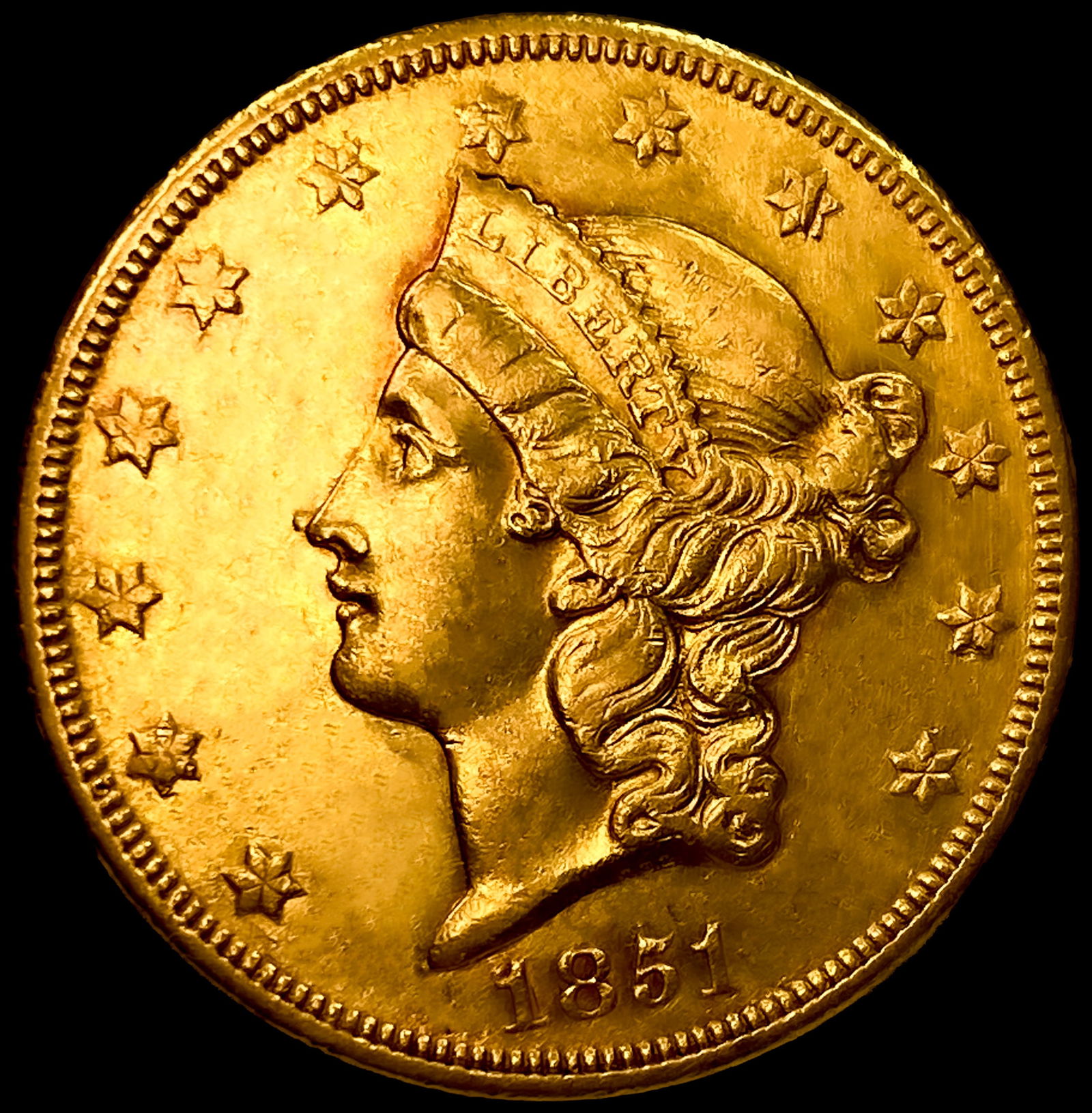 1851-O $20 Gold Double Eagle: 1851-O $20 Gold Double Eagle