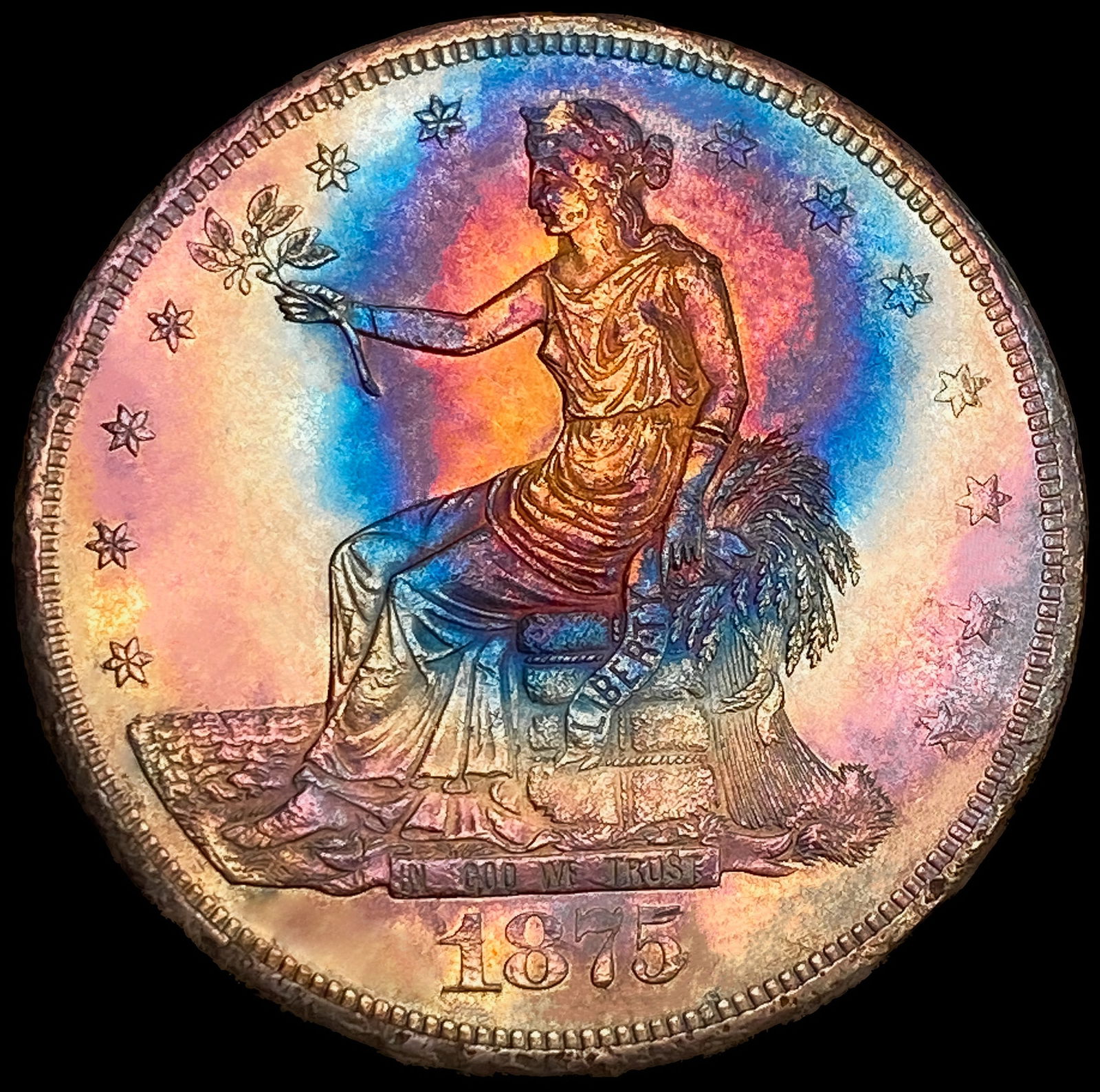 1875-CC Silver Trade Dollar: 1875-CC Silver Trade Dollar