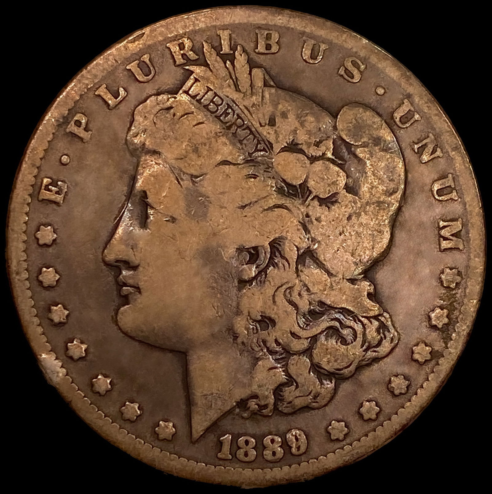 1889-CC Morgan Silver Dollar: 1889-CC Morgan Silver Dollar