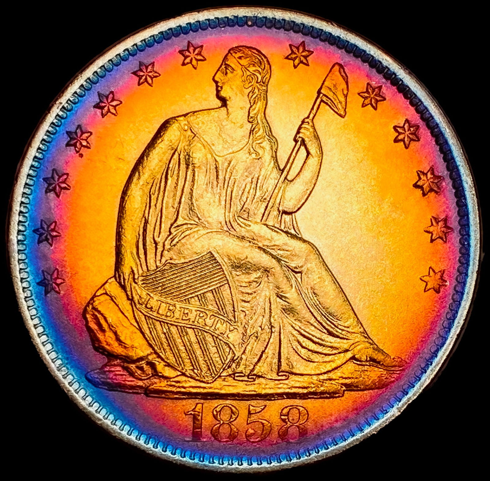 1858-S Seated Liberty Half Dollar: 1858-S Seated Liberty Half Dollar