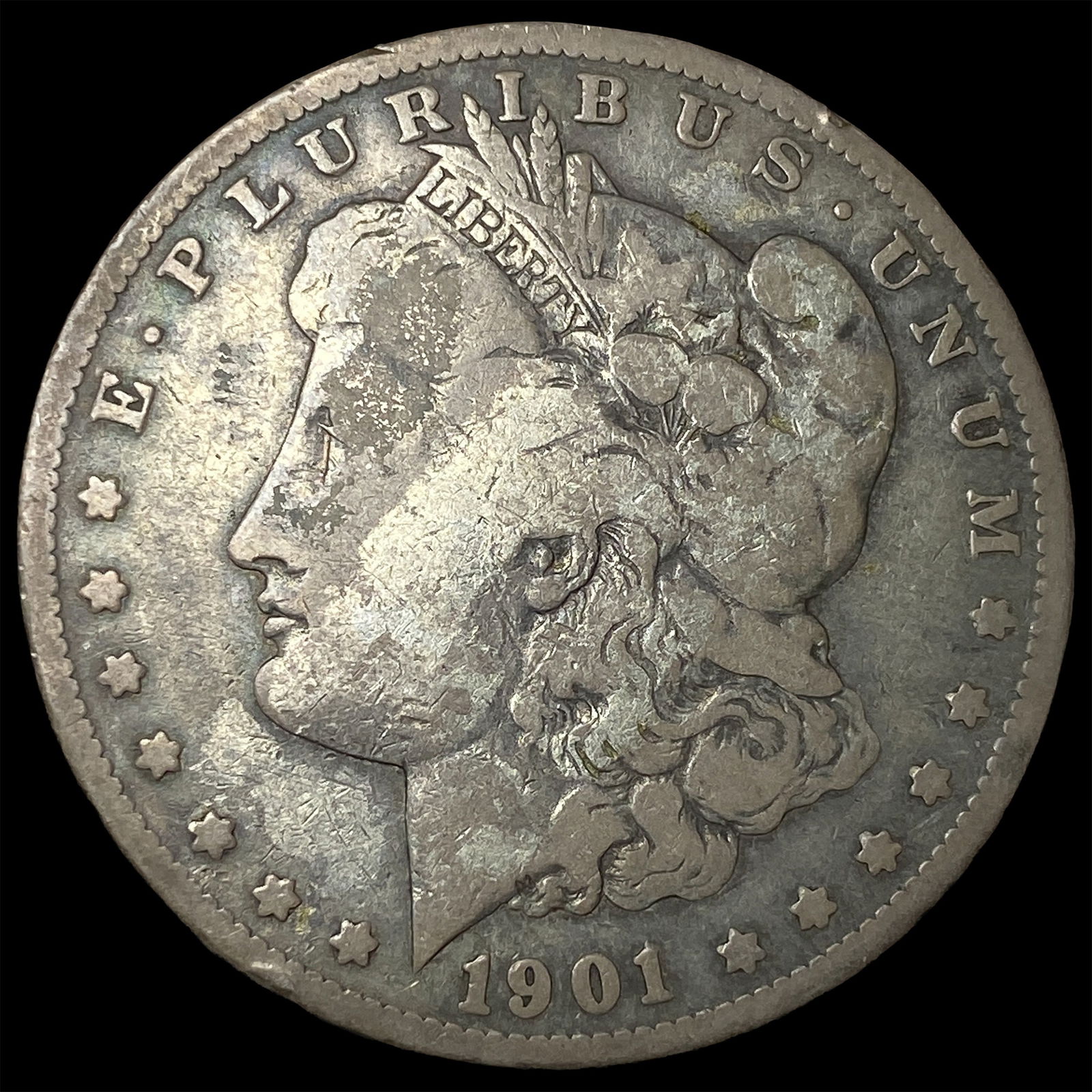 1901-S Silver Morgan Dollar NICELY CIRCULATED: 1901-S Silver Morgan Dollar NICELY CIRCULATED