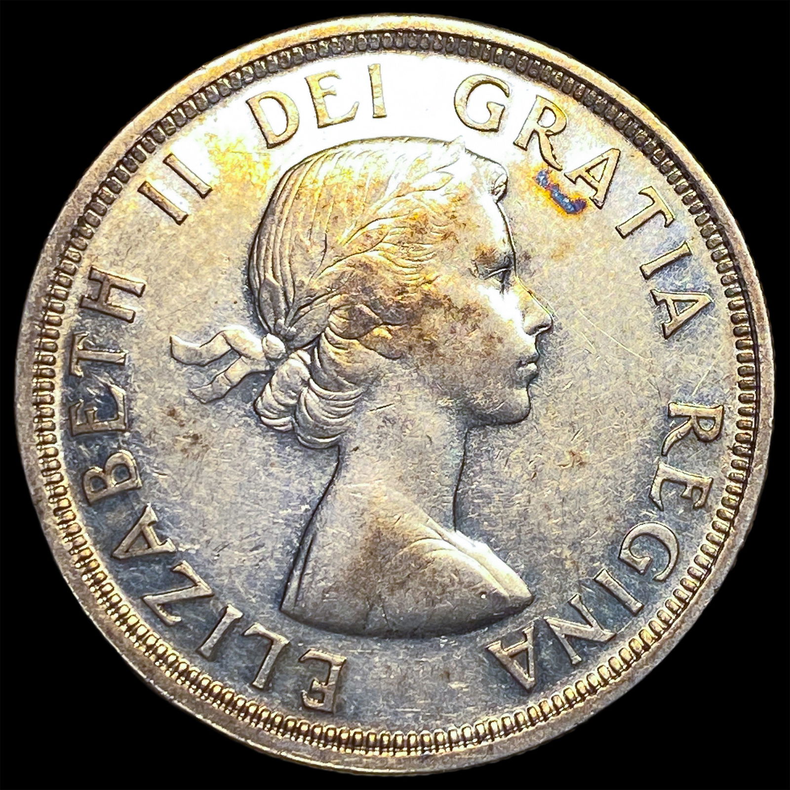 1953 Canada Silver 1 Dollar NEARLY UNCIRCULATED (1 of 2)