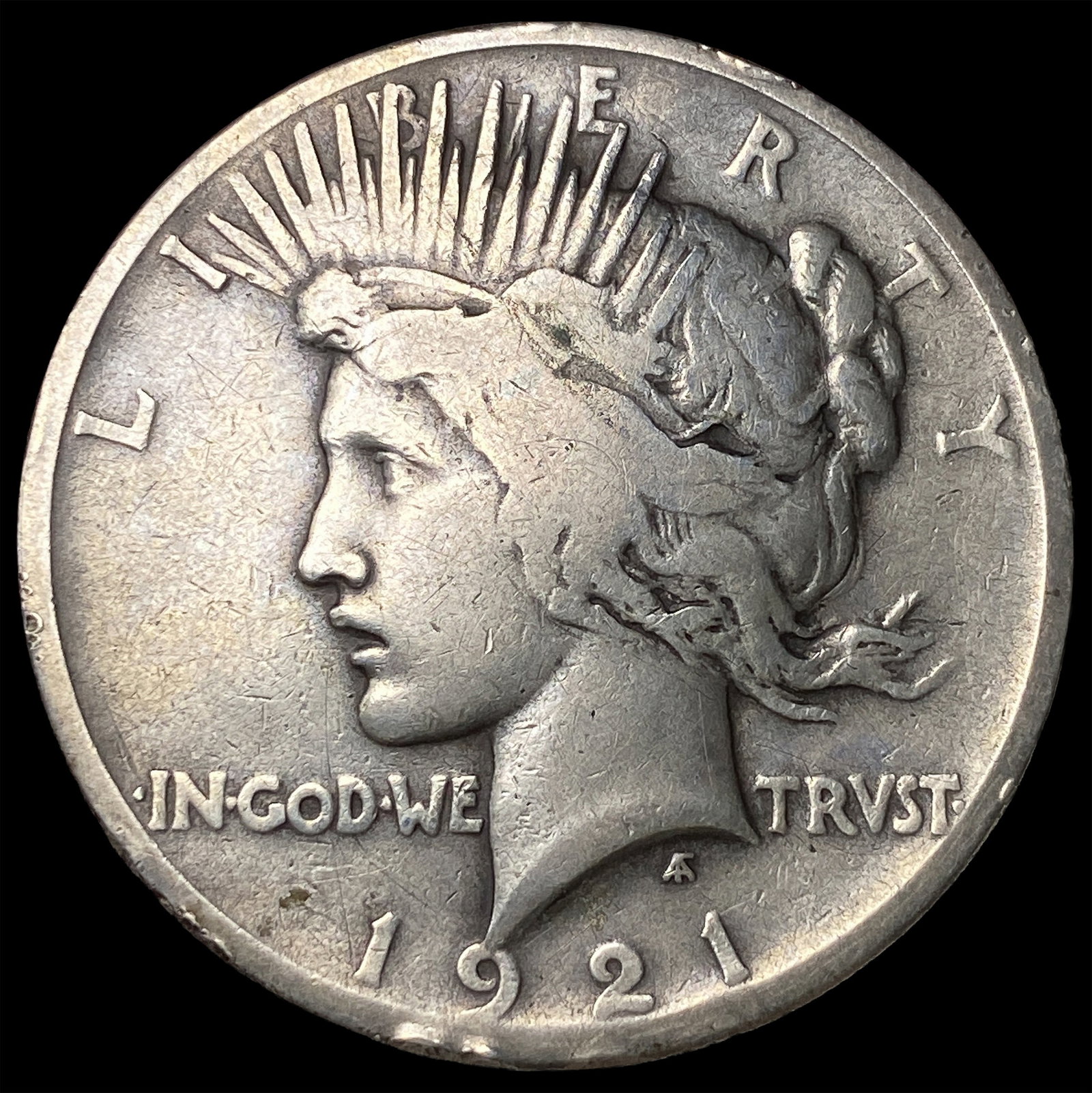 1921 Silver Peace Dollar LIGHTLY CIRCULATED: 1921 Silver Peace Dollar LIGHTLY CIRCULATED