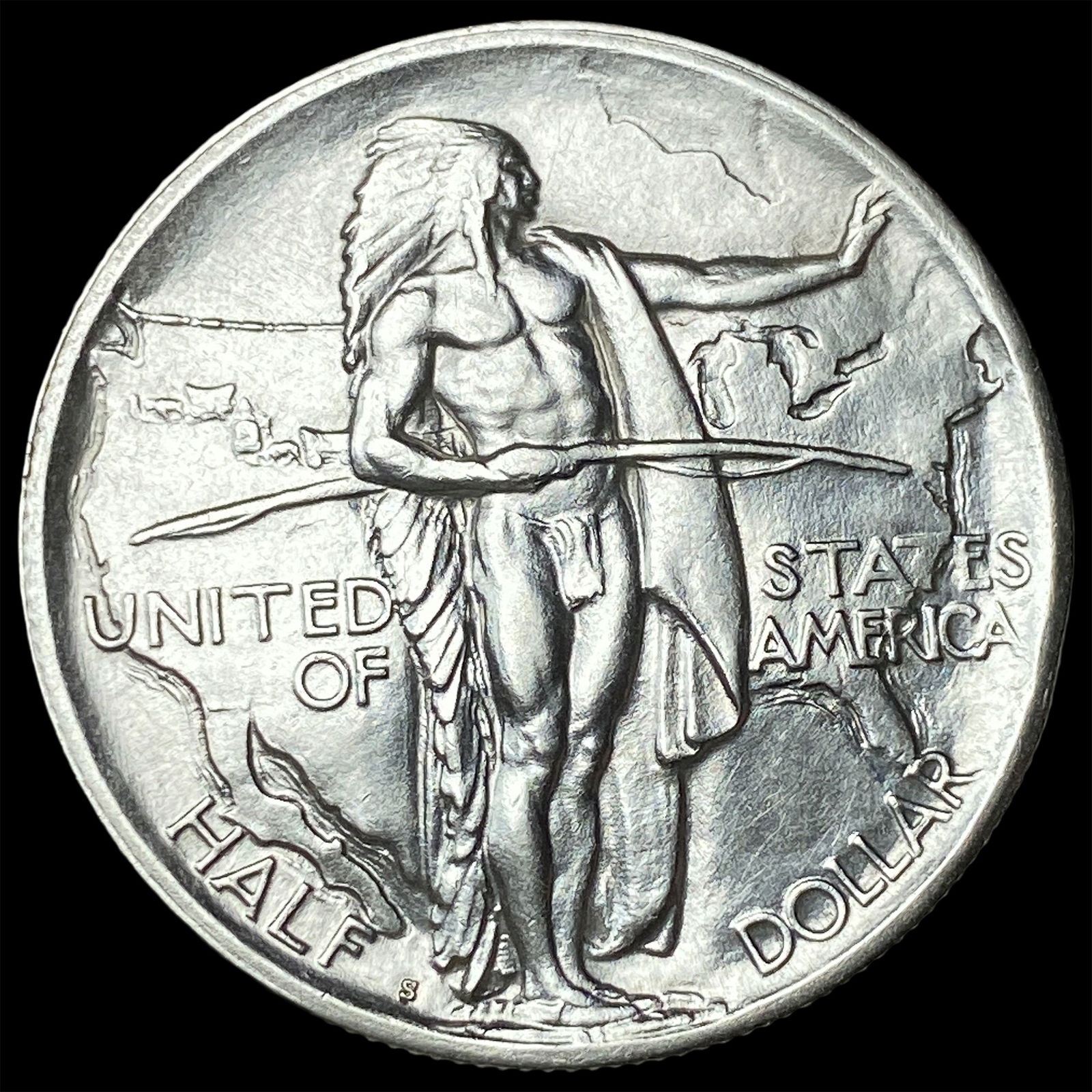 1926-S Silver Oregon Trail Half Dollar UNCIRCULATED: 1926-S Silver Oregon Trail Half Dollar UNCIRCULATED