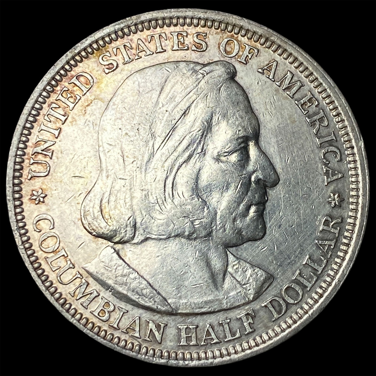 1893 Silver Columbian Half Dollar CLOSELY UNCIRCULATED: 1893 Silver Columbian Half Dollar CLOSELY UNCIRCULATED