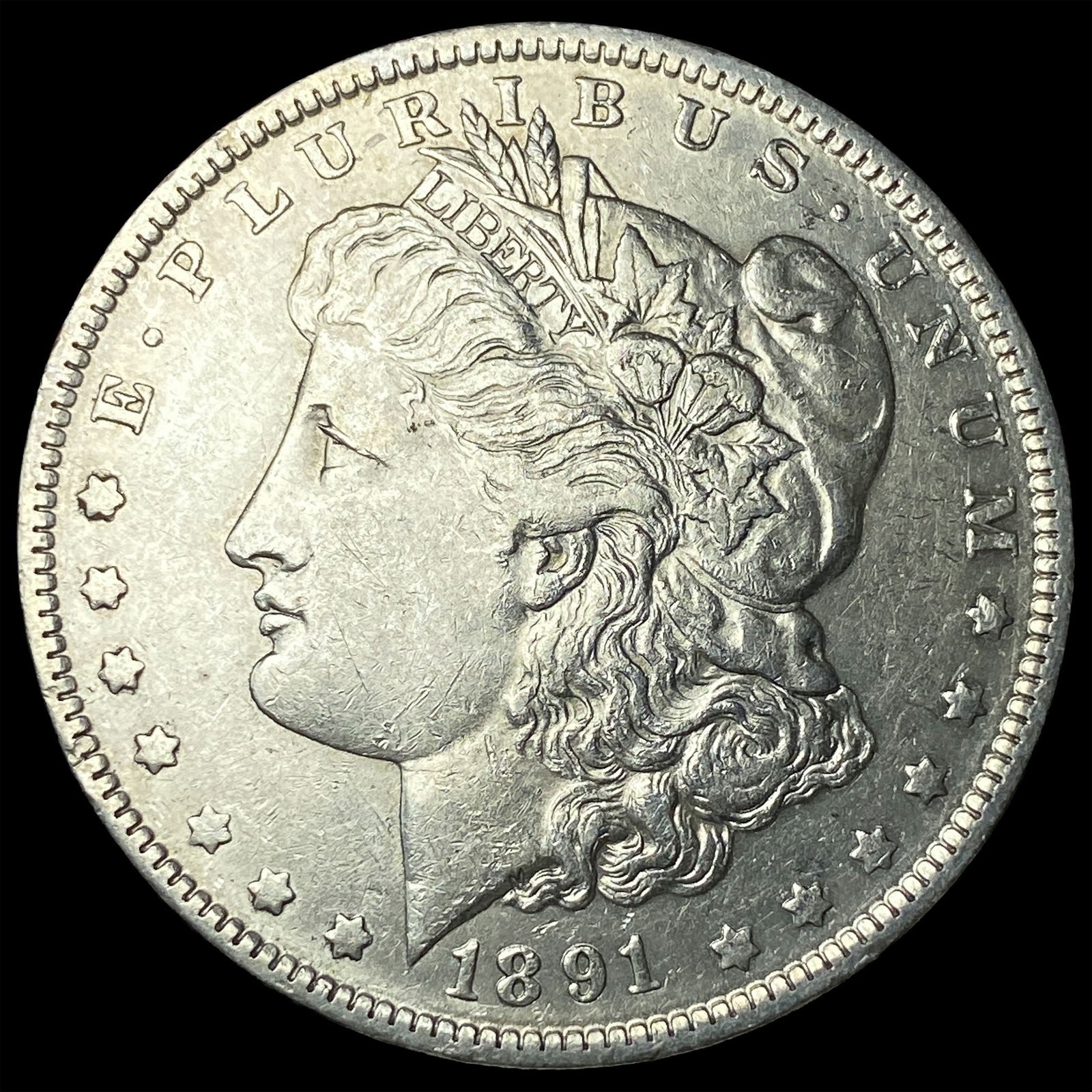 1891-O Silver Morgan Dollar CLOSELY UNCIRCULATED: 1891-O Silver Morgan Dollar CLOSELY UNCIRCULATED