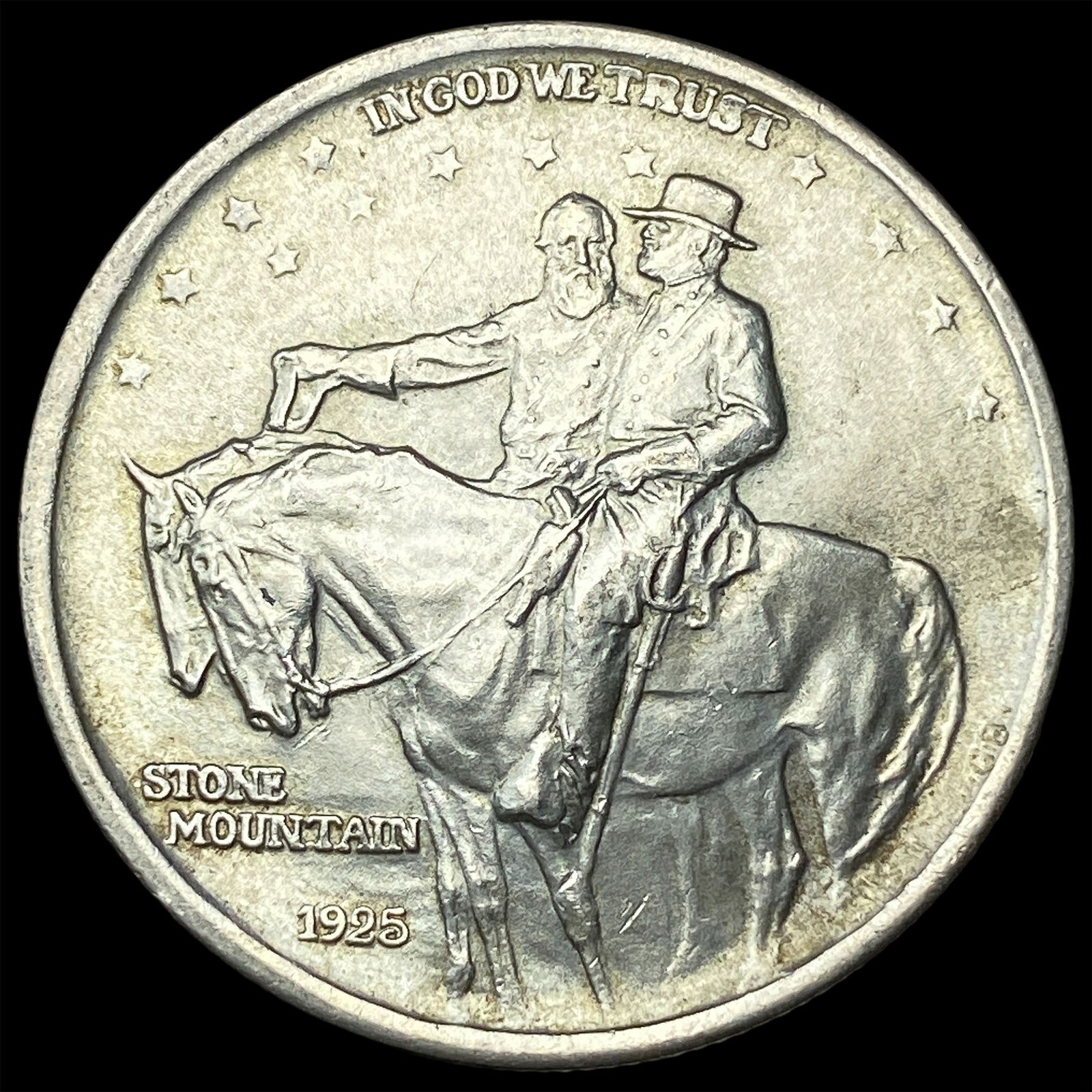 1925 Silver Stone Mountain Half Dollar CHOICE BU: 1925 Silver Stone Mountain Half Dollar CHOICE BU
