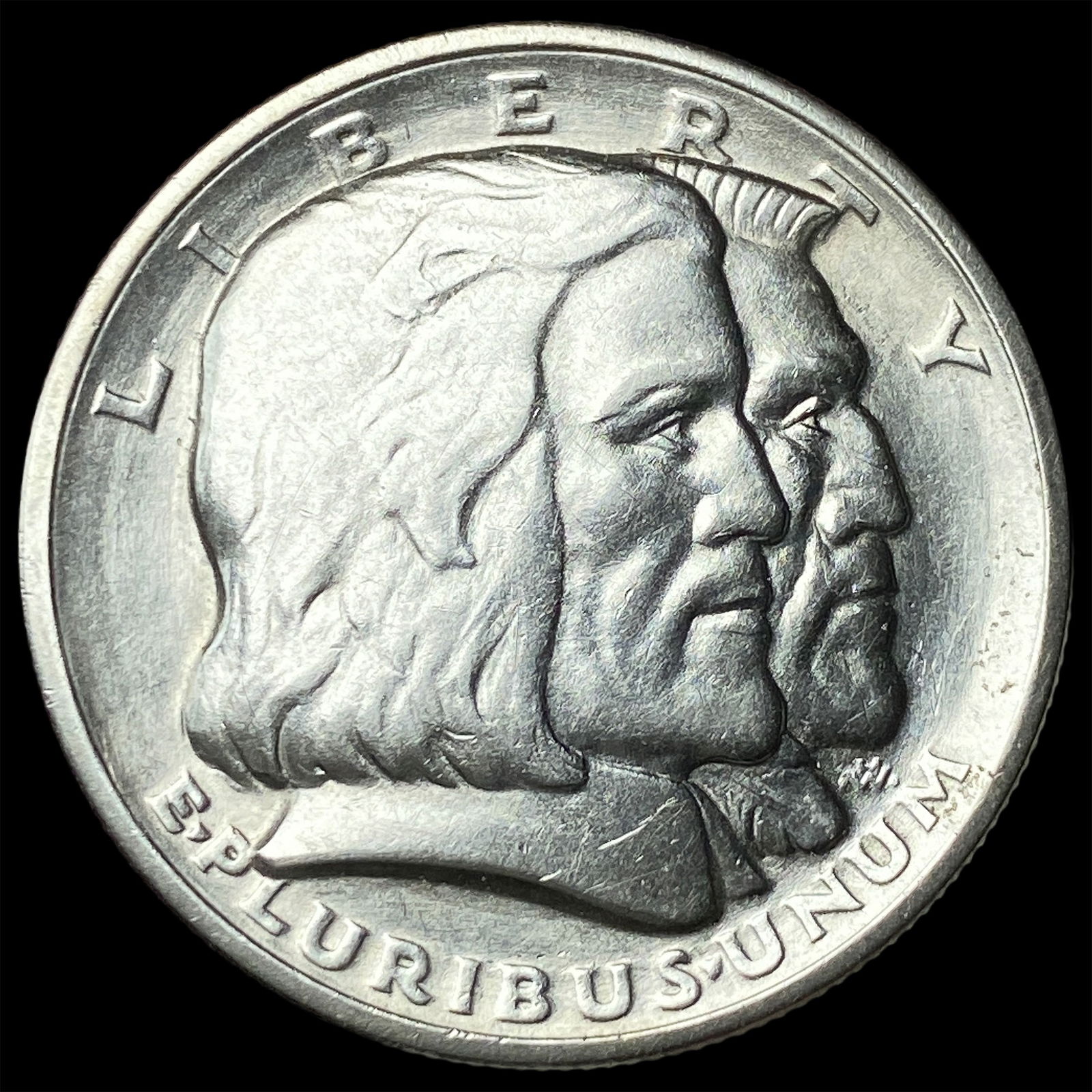 1936 Silver Long Island Tercentenary Half Dollar UNCIRCULATED: 1936 Silver Long Island Tercentenary Half Dollar UNCIRCULATED