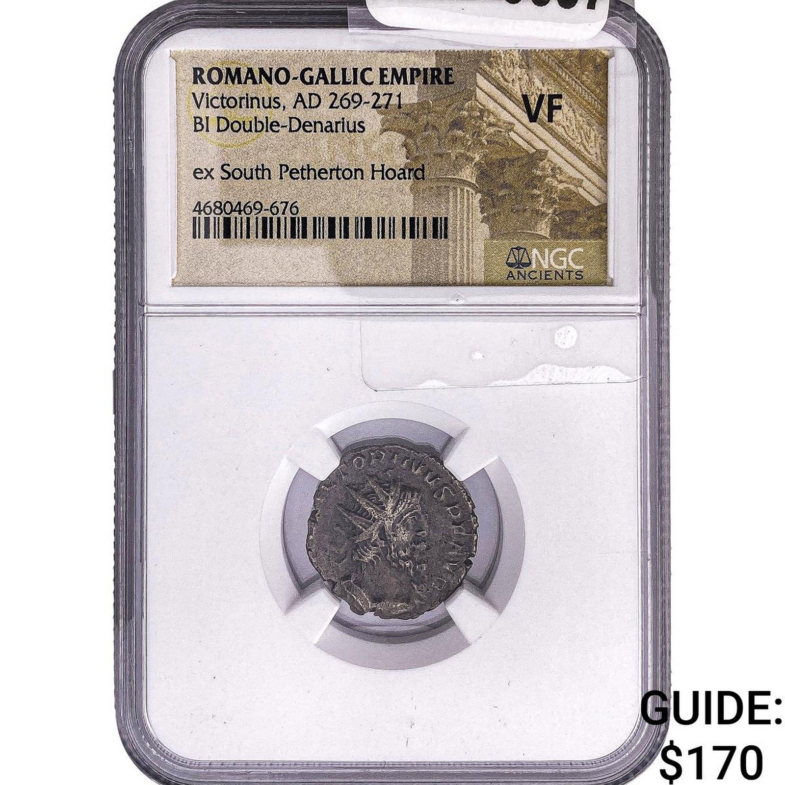 Gallic Empire Victorinus 269-271 AD Bi Antoninianus NGC VF (1 of 2)
