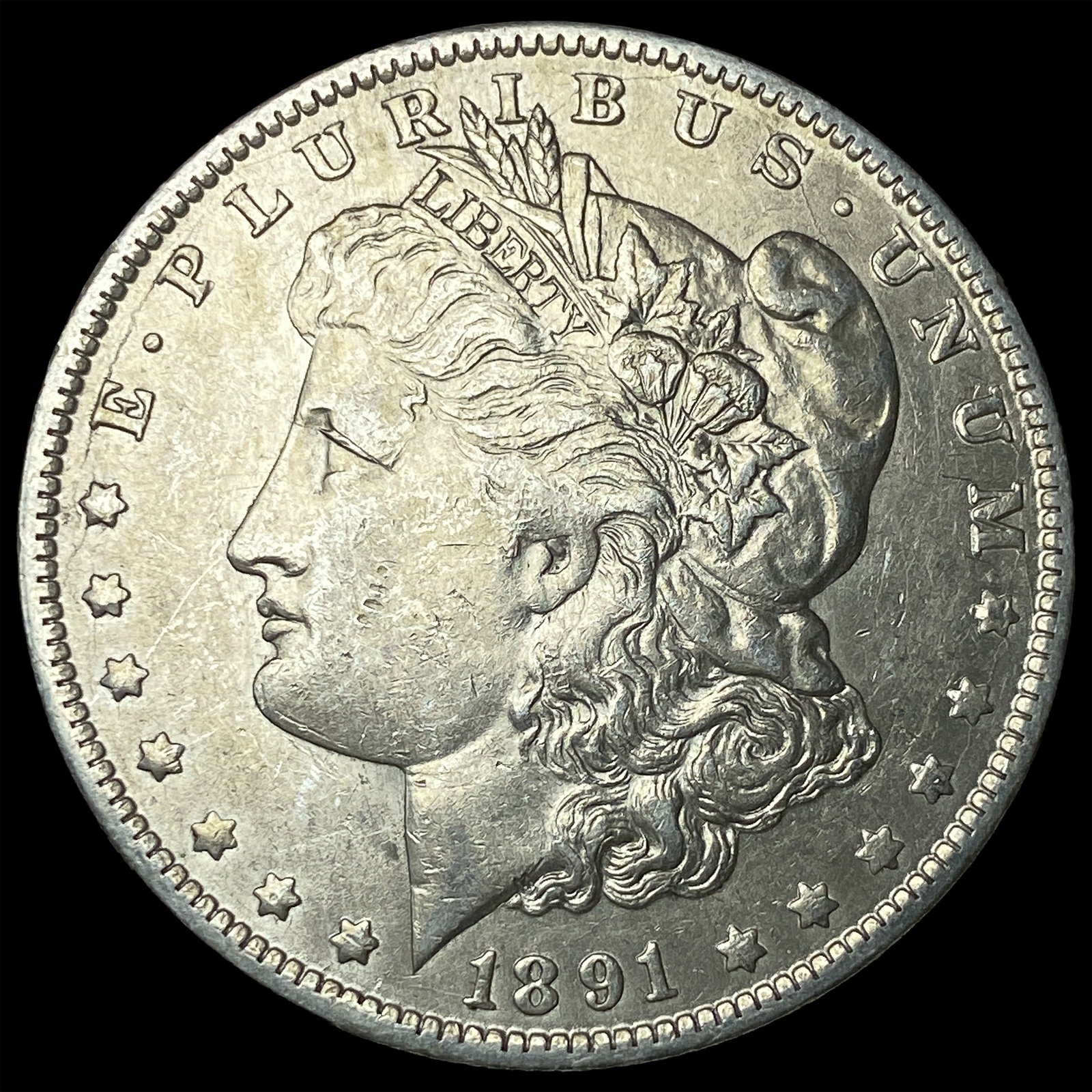 1891-O Silver Morgan Dollar CLOSELY UNCIRCULATED: 1891-O Silver Morgan Dollar CLOSELY UNCIRCULATED