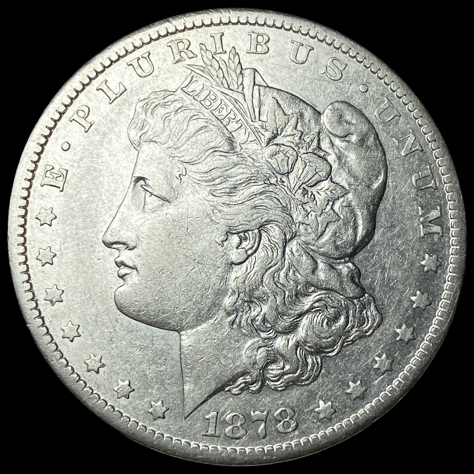 1878-CC Silver Morgan Dollar NEARLY UNCIRCULATED: 1878-CC Silver Morgan Dollar NEARLY UNCIRCULATED