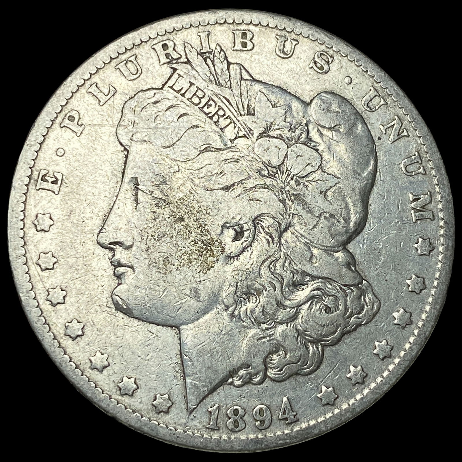 1894-O Silver Morgan Dollar LIGHTLY CIRCULATED: 1894-O Silver Morgan Dollar LIGHTLY CIRCULATED