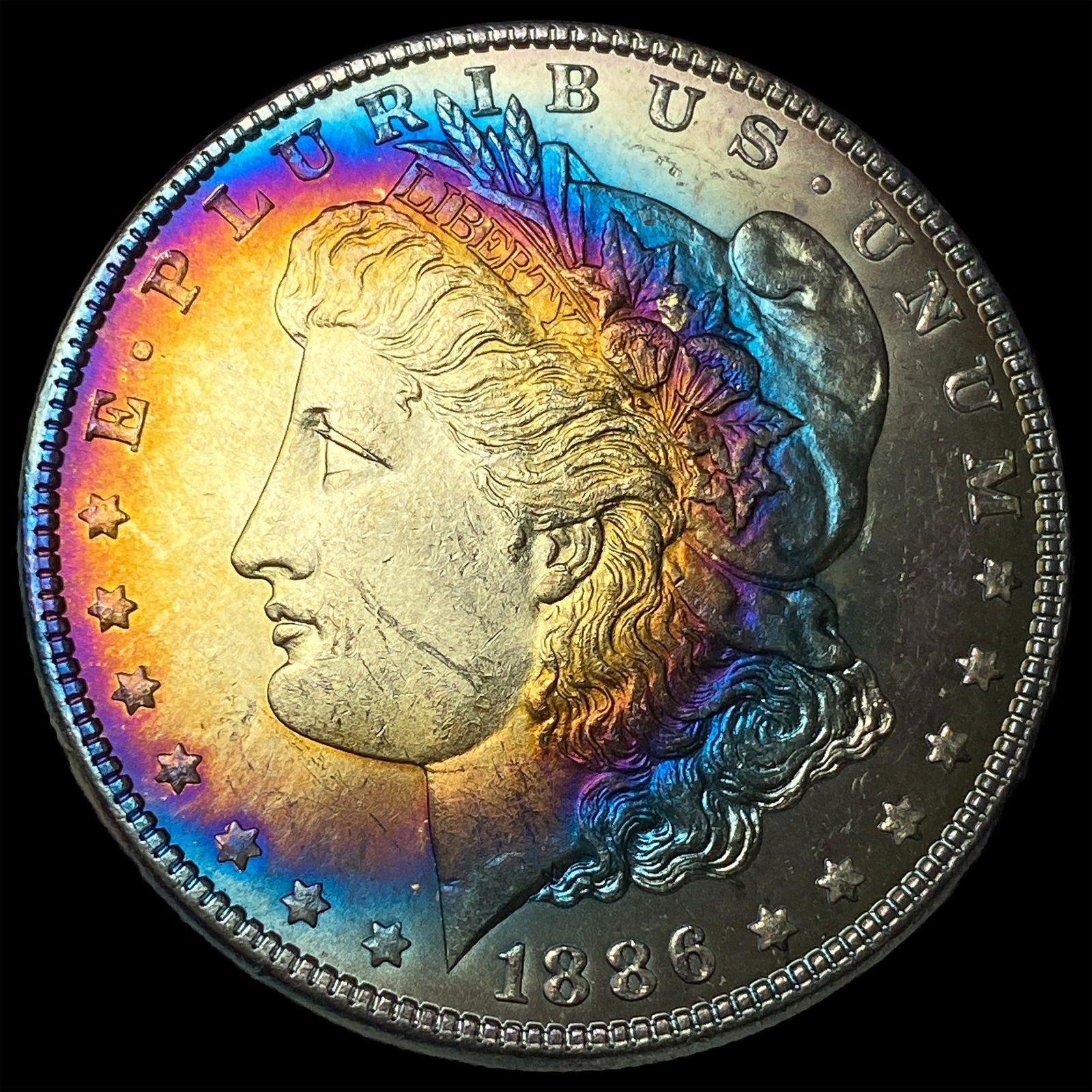 1886 Morgan Silver Dollar UNCIRCULATED: 1886 Morgan Silver Dollar UNCIRCULATED