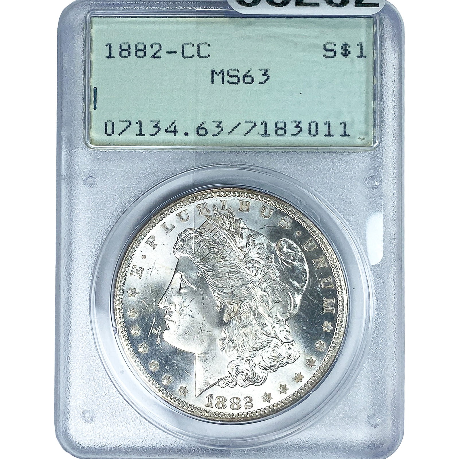 1882-CC Morgan Silver Dollar PCGS MS63 (1 of 2)