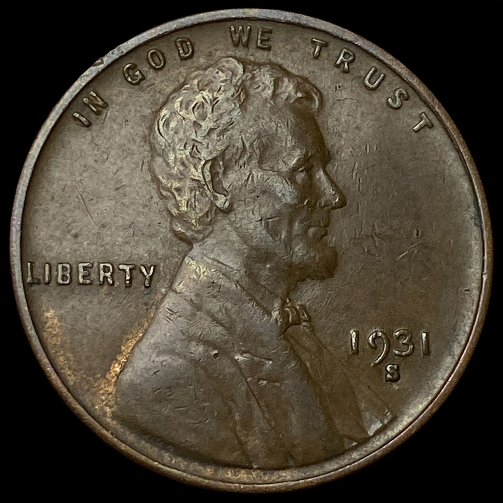 1931-S Lincoln Wheat Cent CLOSELY UNCIRCULATED (1 of 2)