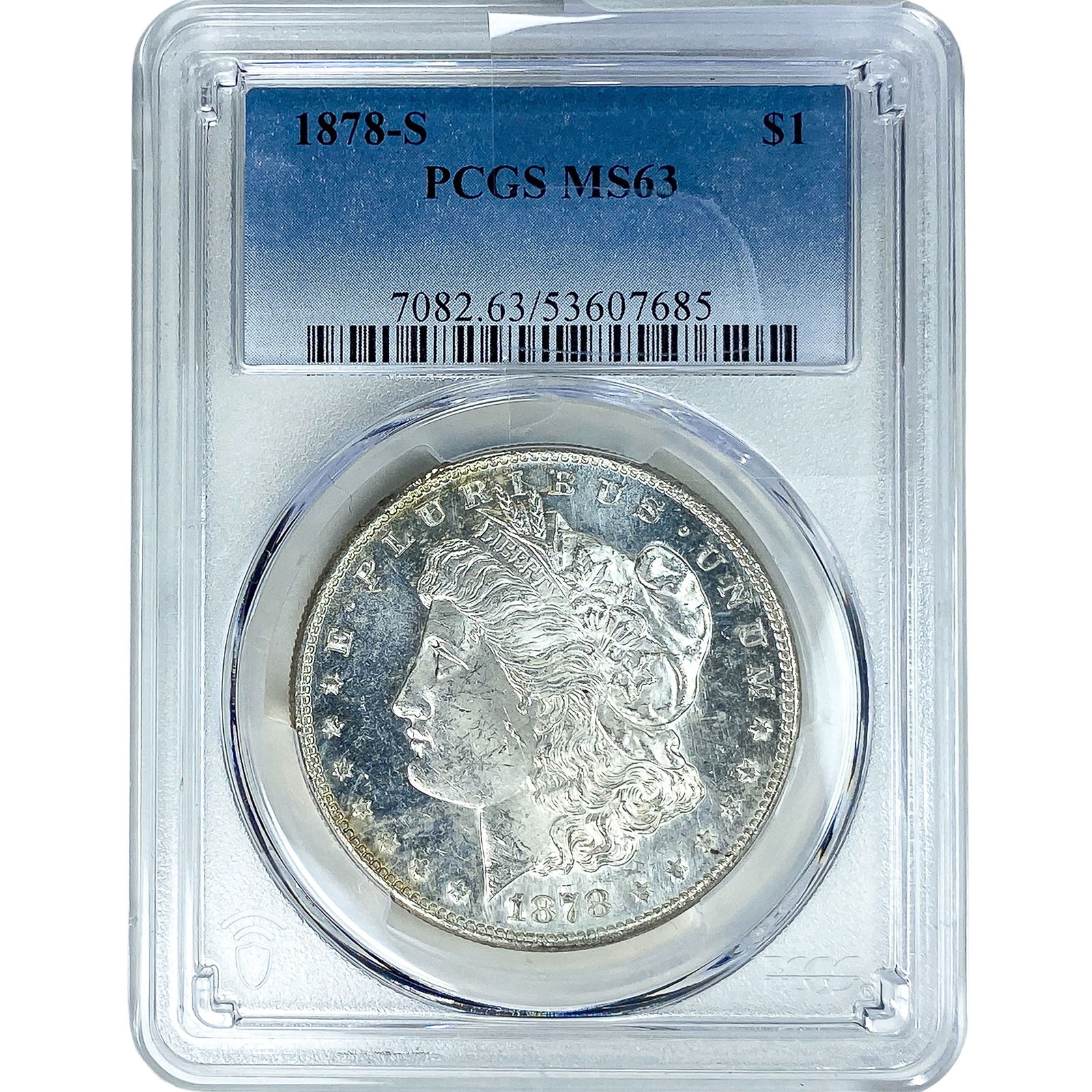 1878-S Morgan Silver Dollar PCGS MS63 PL (1 of 2)
