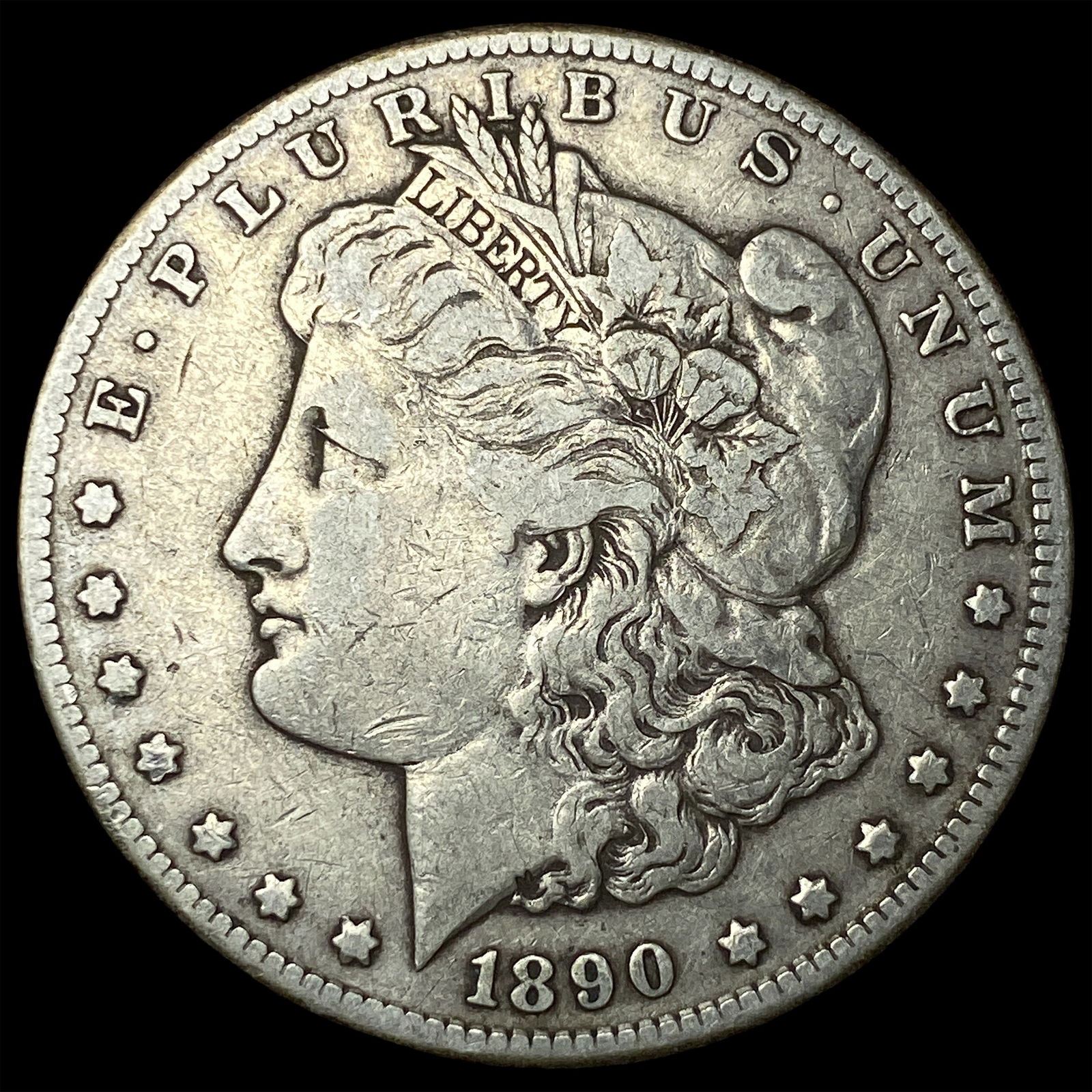 1890-CC Silver Morgan Dollar LIGHTLY CIRCULATED (1 of 2)