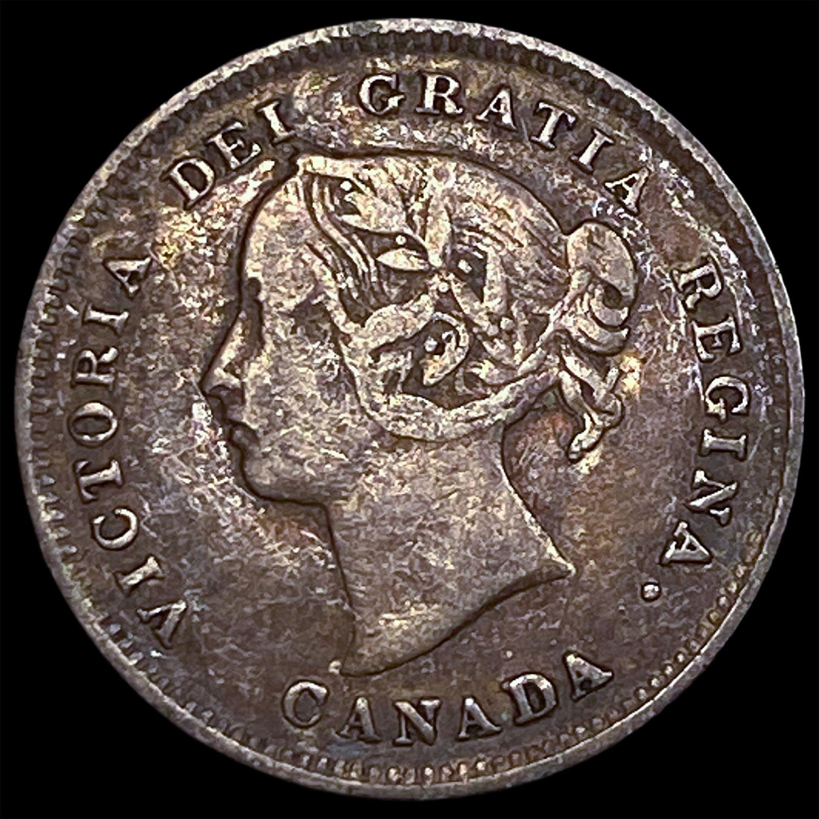 1888 Canada Silver 5 Cents NEARLY UNCIRCULATED: 1888 Canada Silver 5 Cents NEARLY UNCIRCULATED