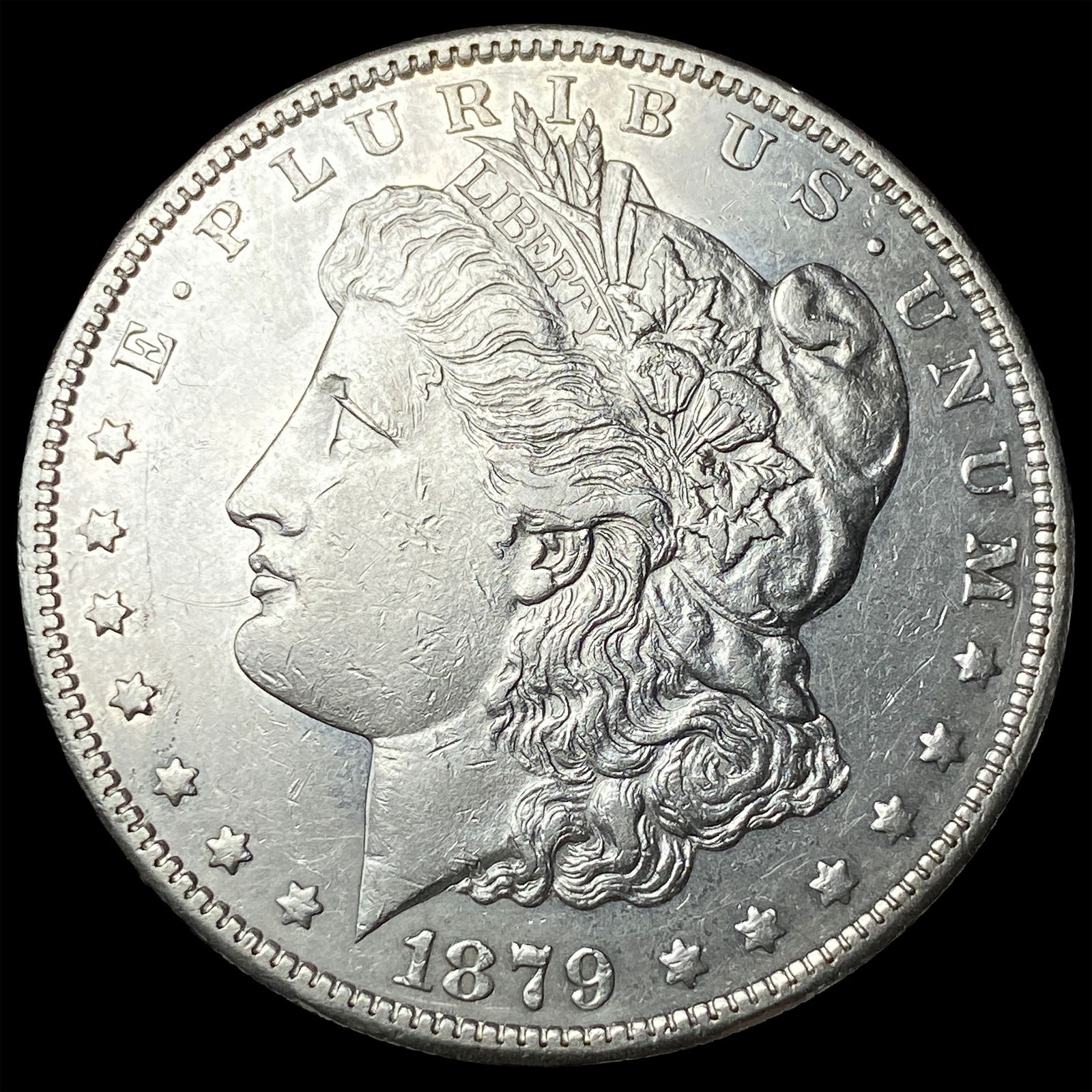 1879-S Silver Morgan Dollar CLOSELY UNCIRCULATED: 1879-S Silver Morgan Dollar CLOSELY UNCIRCULATED