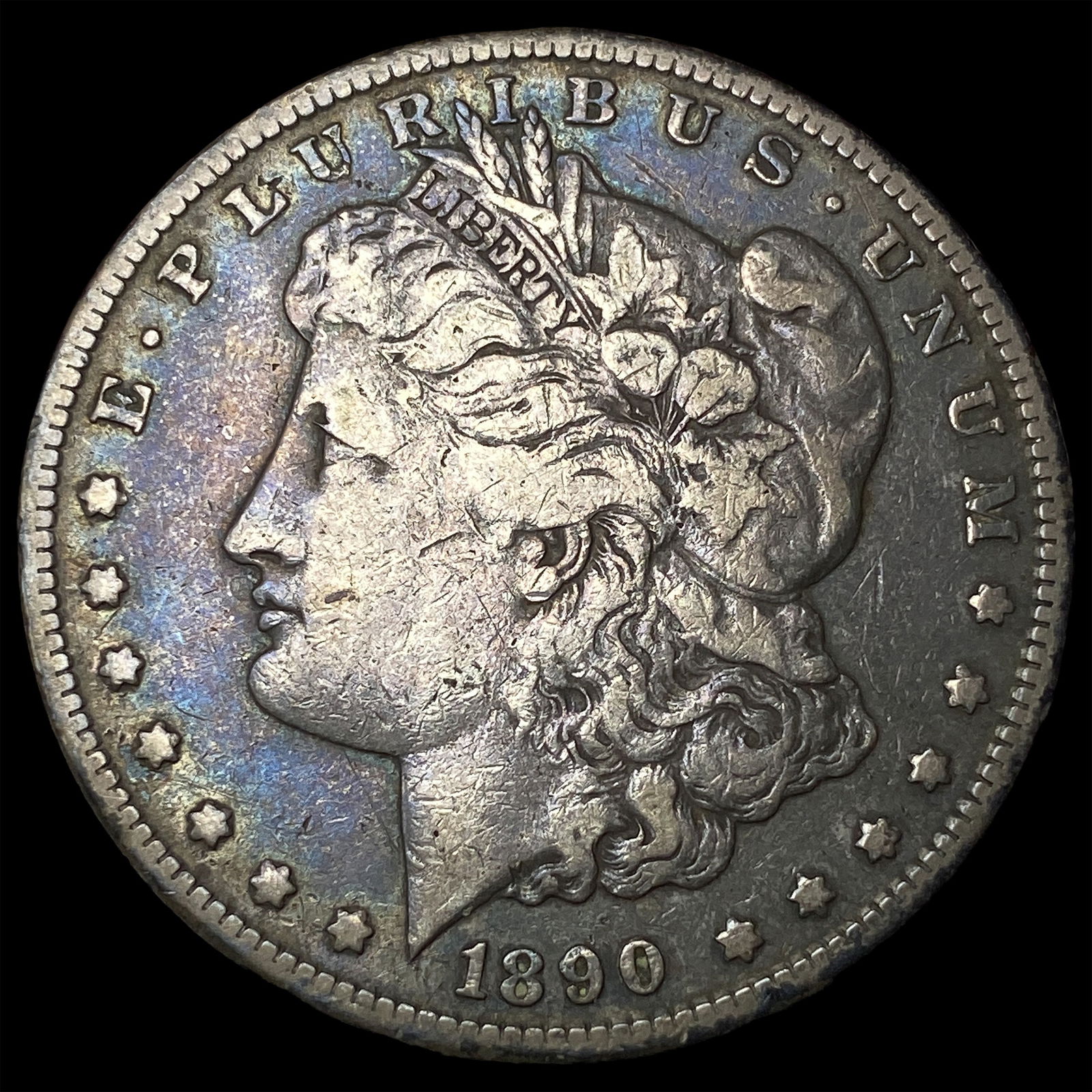 1890-CC Silver Morgan Dollar LIGHTLY CIRCULATED: 1890-CC Silver Morgan Dollar LIGHTLY CIRCULATED