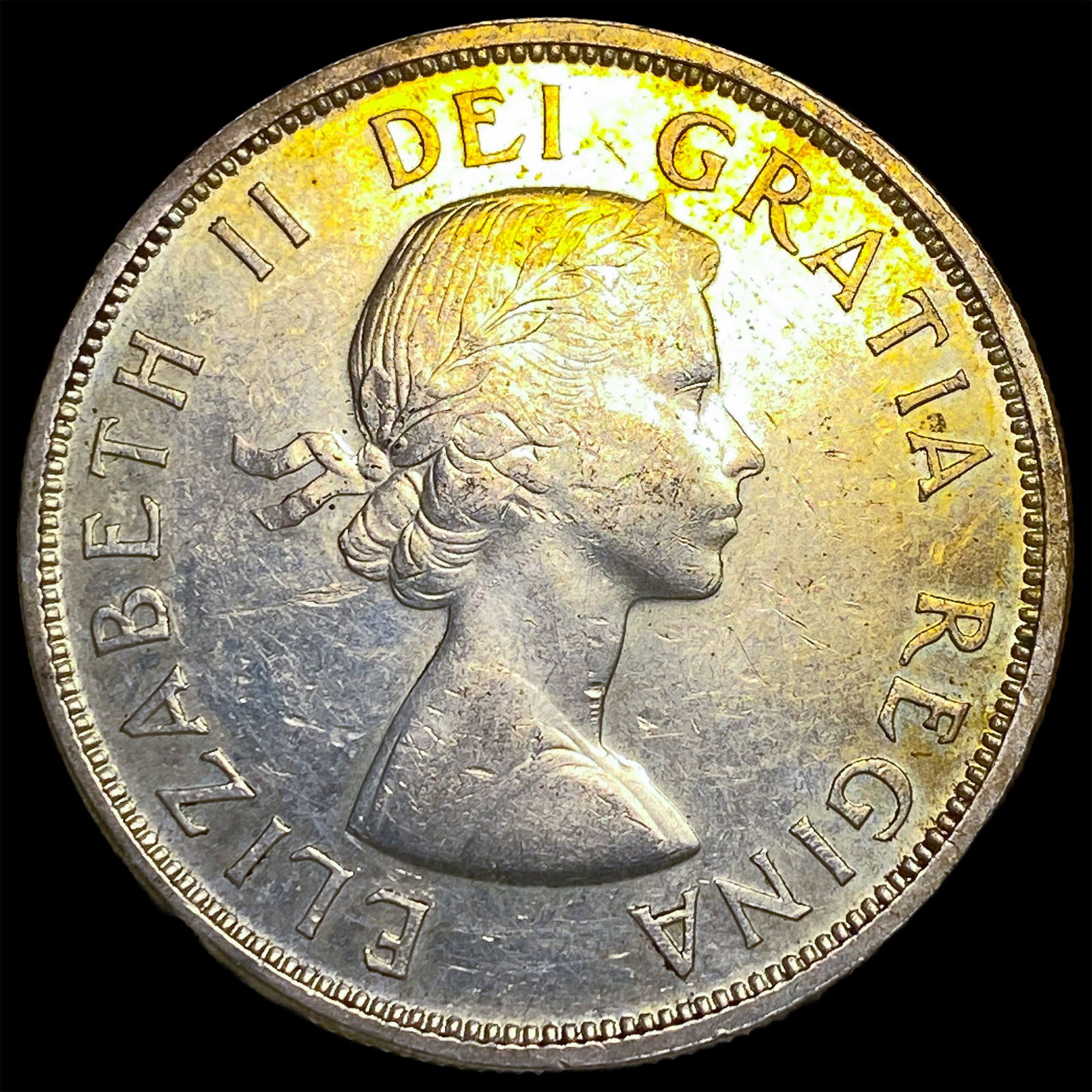 1961 Canada Silver 1 Dollar CLOSELY UNCIRCULATED (1 of 2)