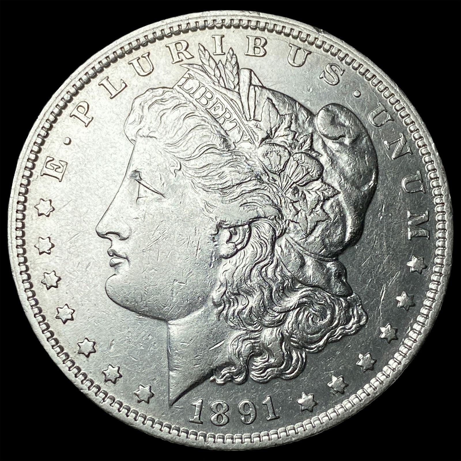 1891-O Silver Morgan Dollar NEARLY UNCIRCULATED: 1891-O Silver Morgan Dollar NEARLY UNCIRCULATED