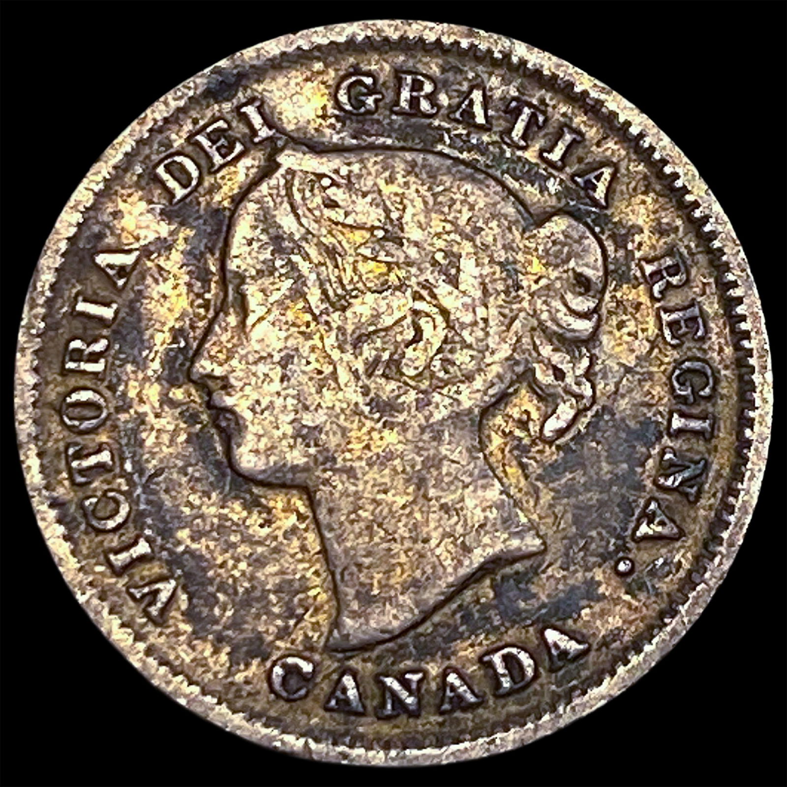 1899 Canada Silver 5 Cents NEARLY UNCIRCULATED: 1899 Canada Silver 5 Cents NEARLY UNCIRCULATED