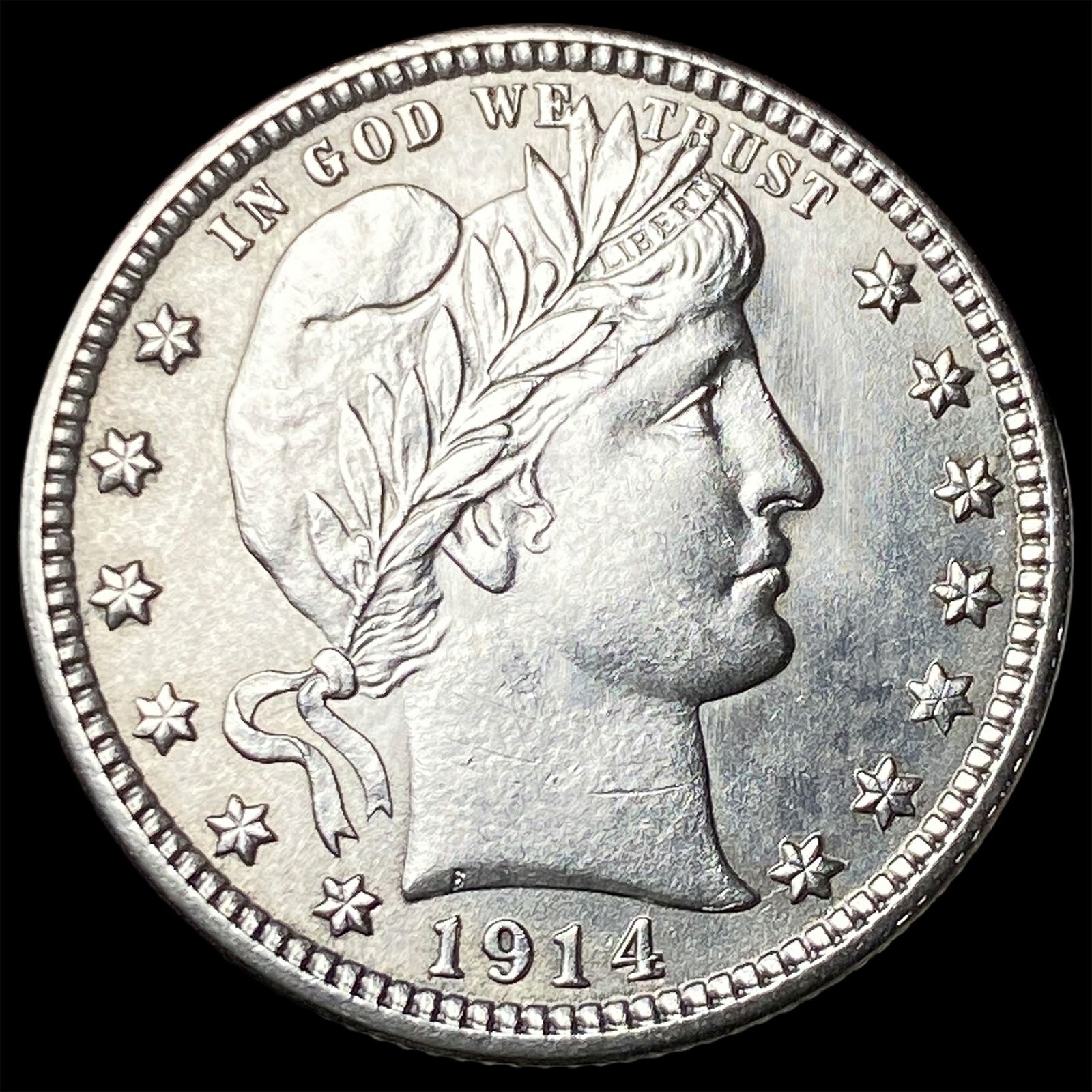 1914 Barber Quarter UNCIRCULATED: 1914 Barber Quarter UNCIRCULATED