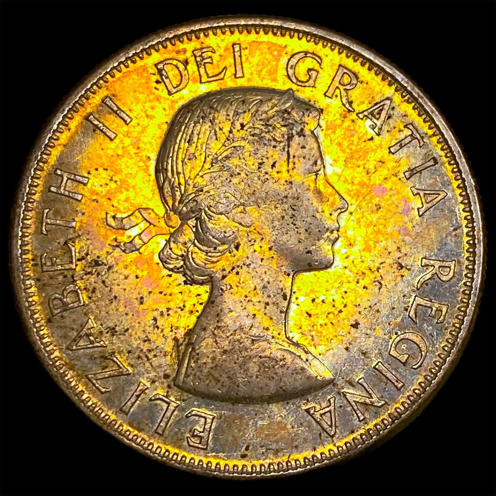 1959 Canada Silver 50 Cents CLOSELY UNCIRCULATED: 1959 Canada Silver 50 Cents CLOSELY UNCIRCULATED