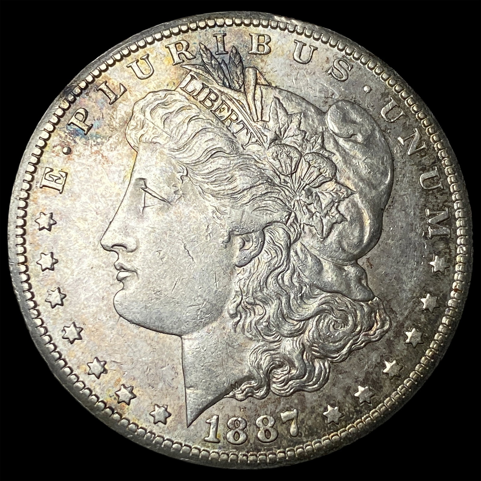 1887-S Silver Morgan Dollar CLOSELY UNCIRCULATED: 1887-S Silver Morgan Dollar CLOSELY UNCIRCULATED