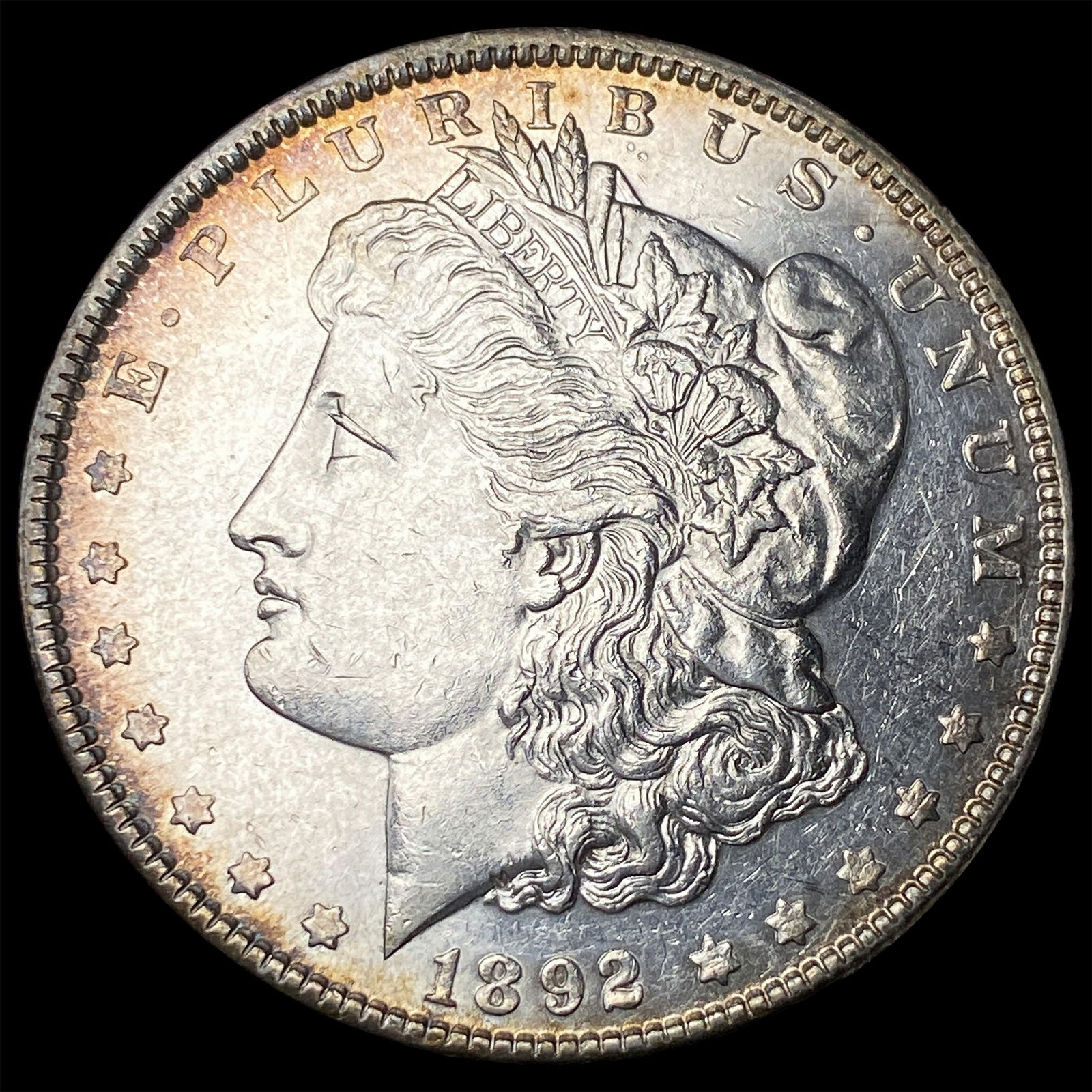 1892-S Silver Morgan Dollar CLOSELY UNCIRCULATED: 1892-S Silver Morgan Dollar CLOSELY UNCIRCULATED