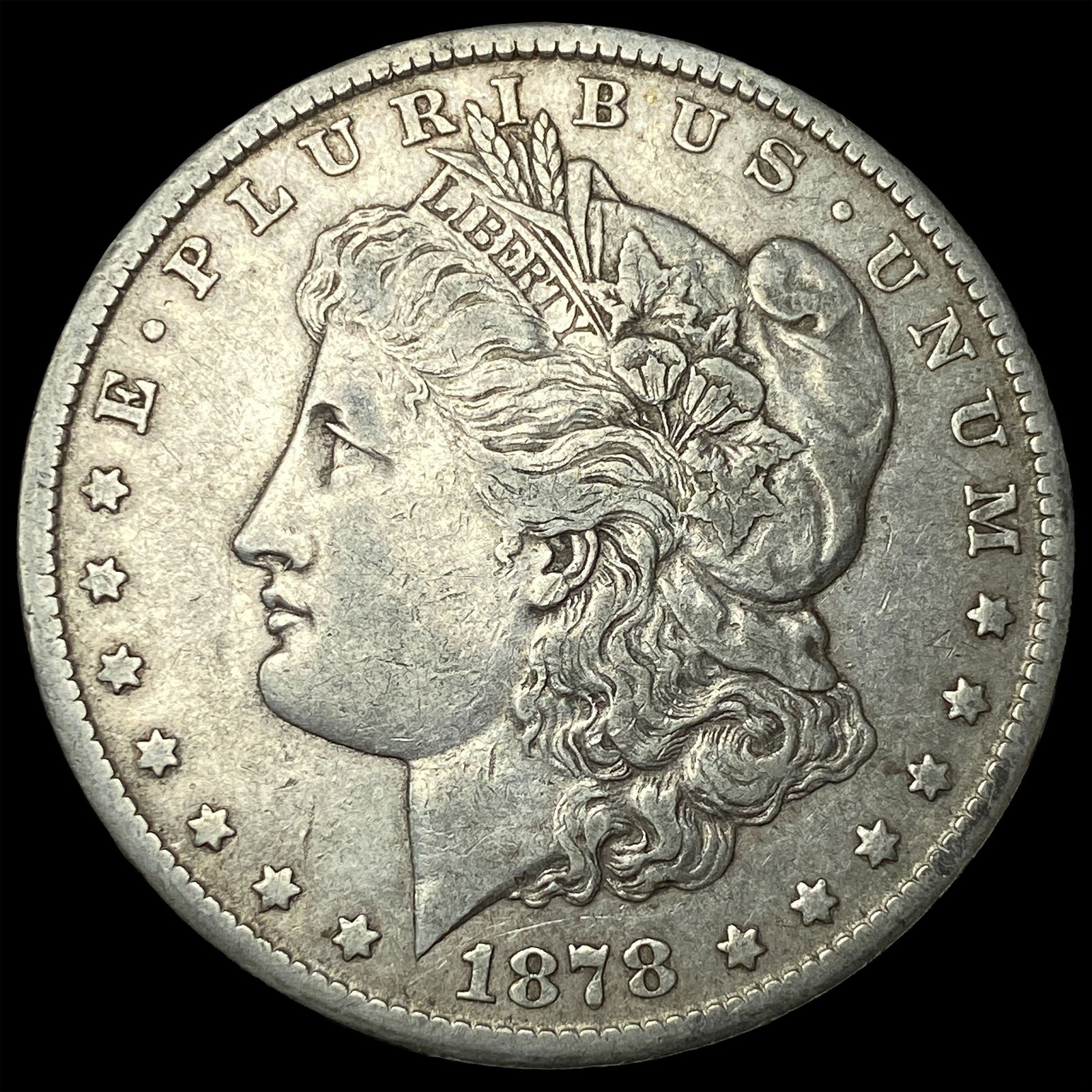 1878-CC Silver Morgan Dollar NEARLY UNCIRCULATED (1 of 2)