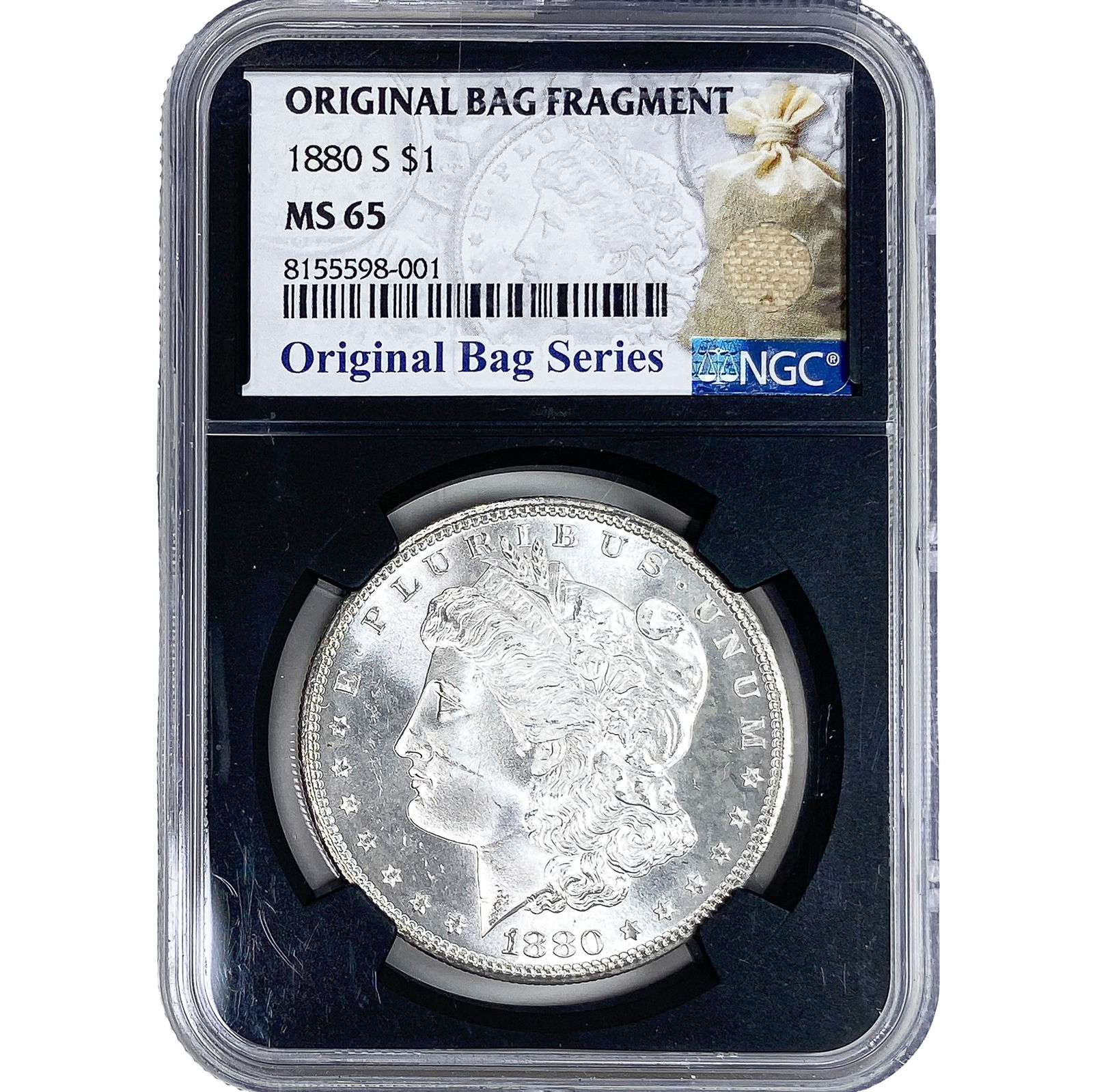 1880-S Morgan Silver Dollar NGC MS65: 1880-S Morgan Silver Dollar NGC MS65