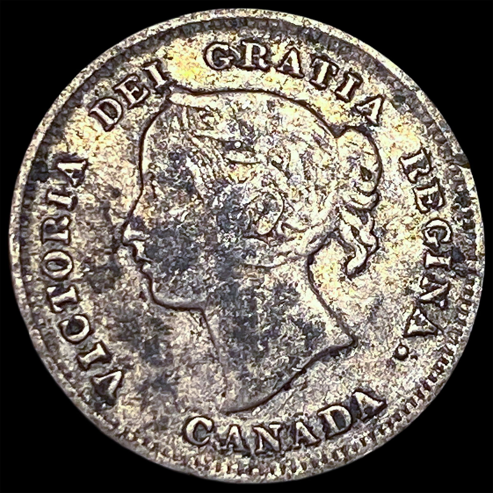 1897 Canada Silver 5 Cents NEARLY UNCIRCULATED: 1897 Canada Silver 5 Cents NEARLY UNCIRCULATED
