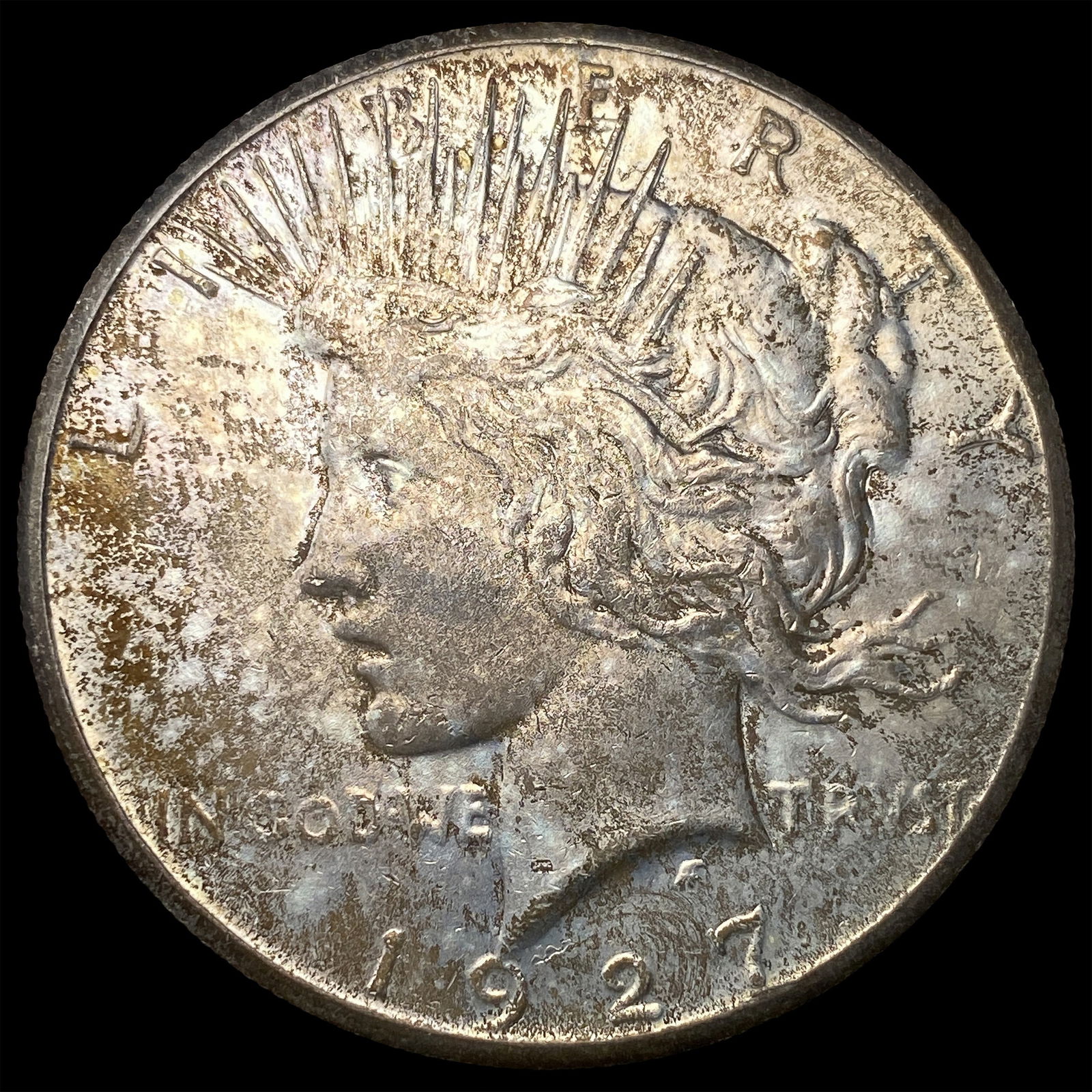 1927 Silver Peace Dollar CHOICE AU: 1927 Silver Peace Dollar CHOICE AU