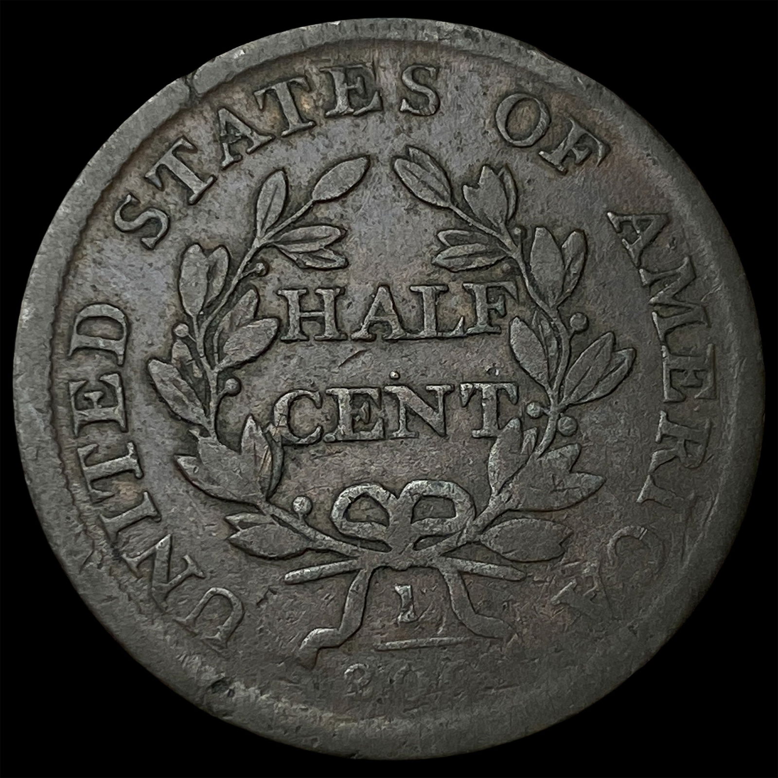 1806 Draped Bust Half Cent LIGHTLY CIRCULATED - 2