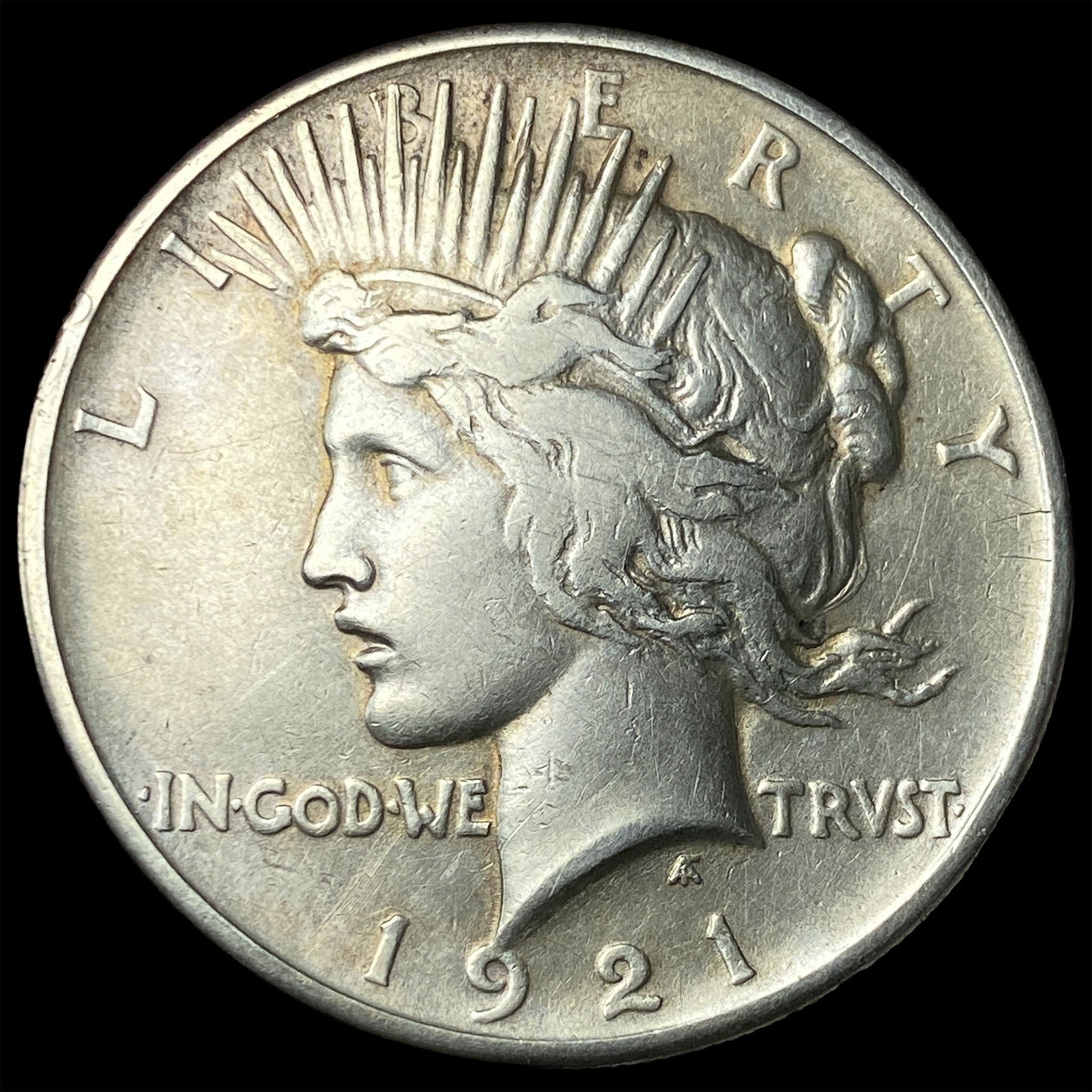 1921 Silver Peace Dollar NEARLY UNCIRCULATED: 1921 Silver Peace Dollar NEARLY UNCIRCULATED