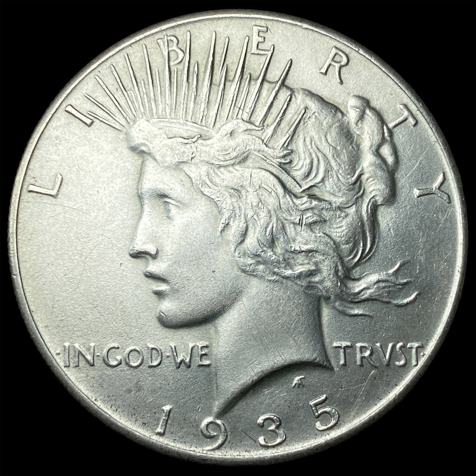 1935 Silver Peace Dollar CHOICE AU: 1935 Silver Peace Dollar CHOICE AU