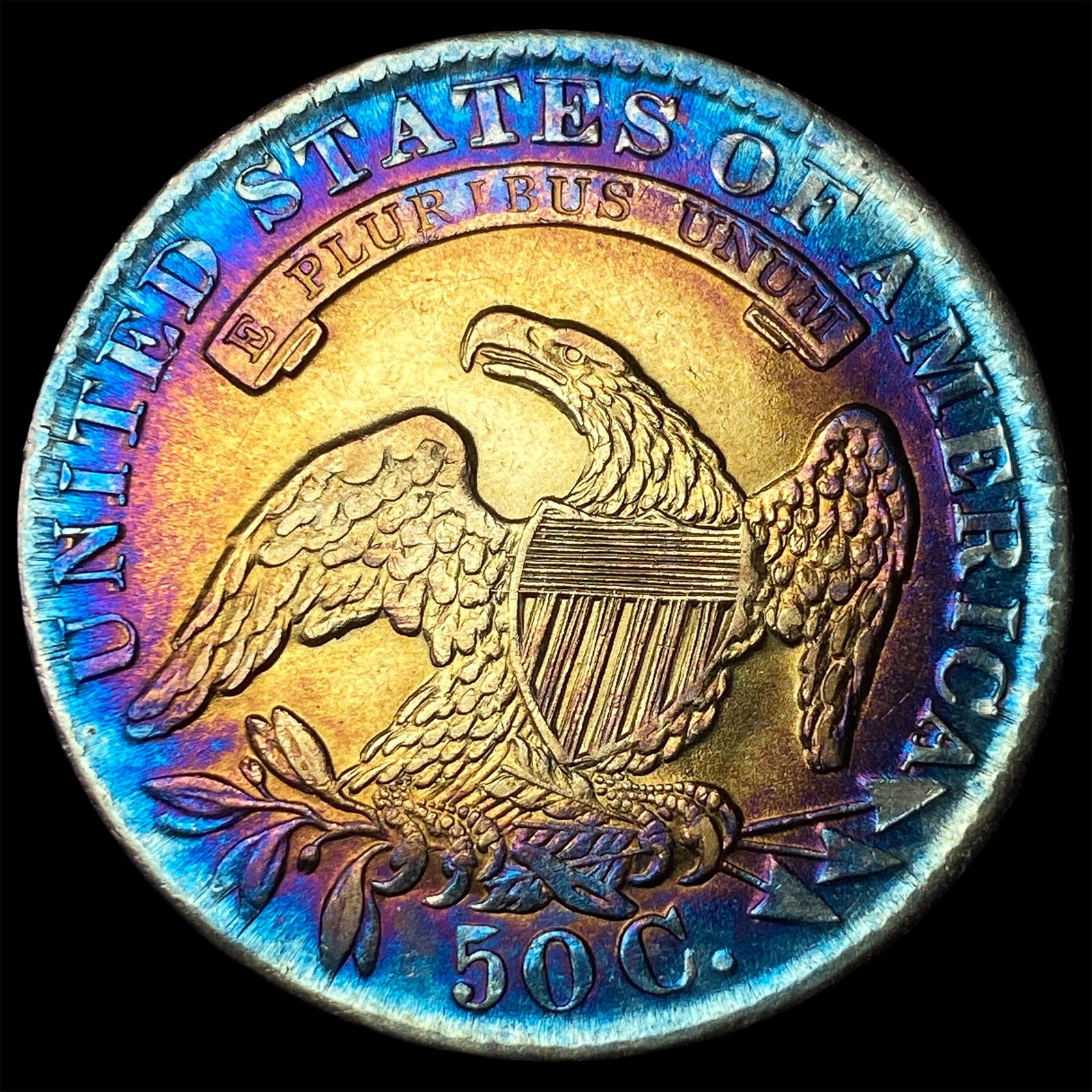 1834 Capped Bust Half Dollar CLOSELY UNCIRCULATED - 2