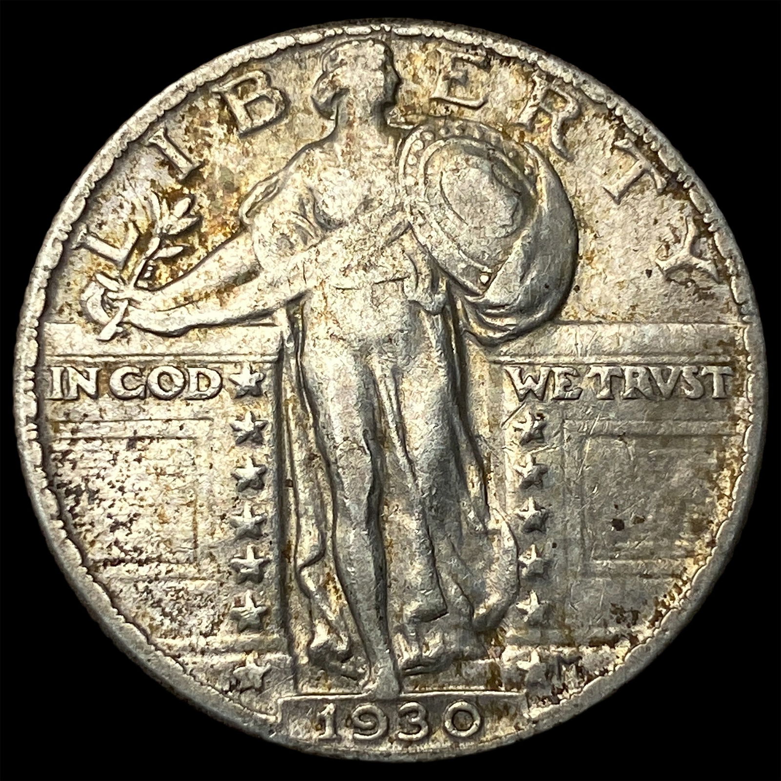 1930 Standing Liberty Quarter NEARLY UNCIRCULATED: 1930 Standing Liberty Quarter NEARLY UNCIRCULATED