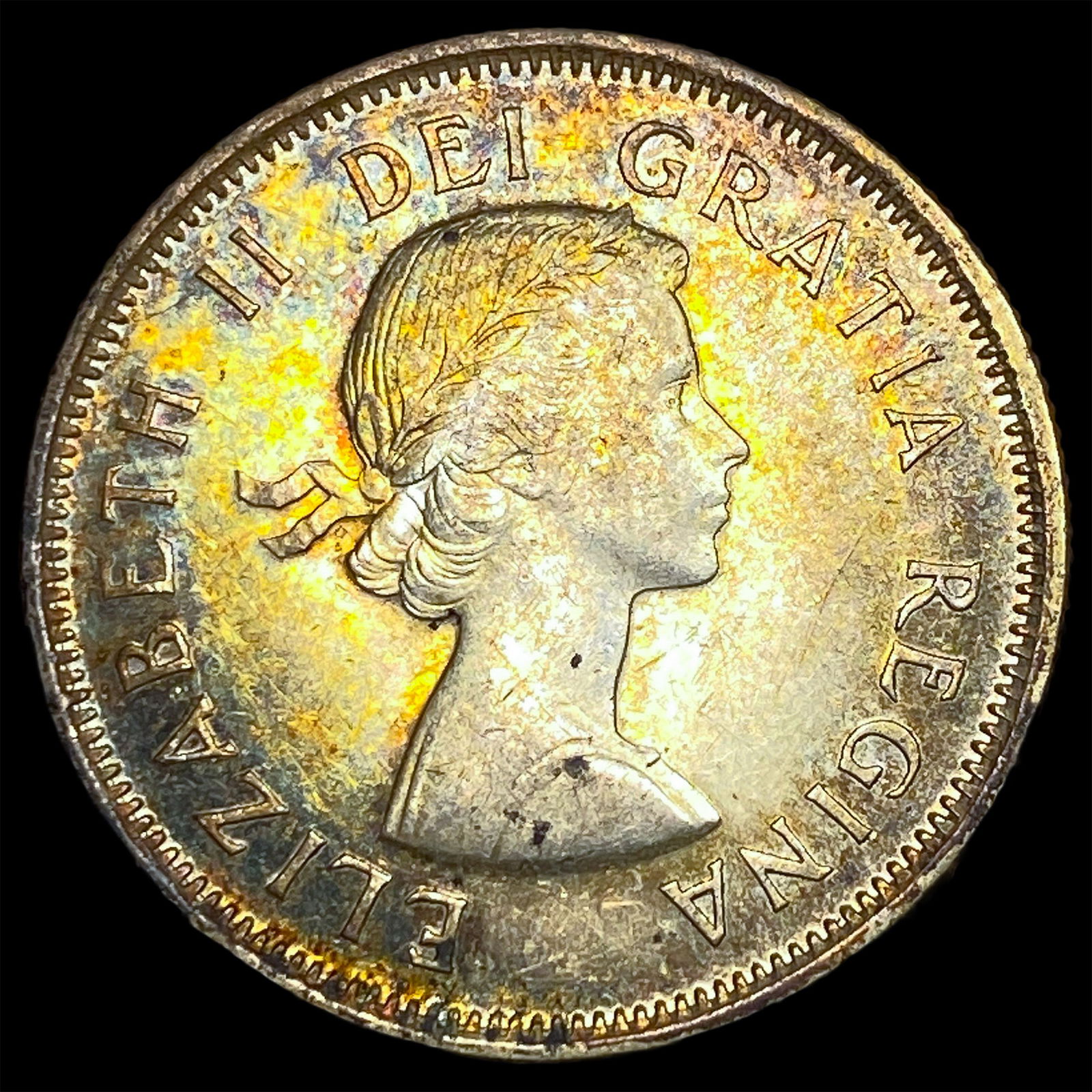 1960 Canada Silver 25 Cents CLOSELY UNCIRCULATED: 1960 Canada Silver 25 Cents CLOSELY UNCIRCULATED