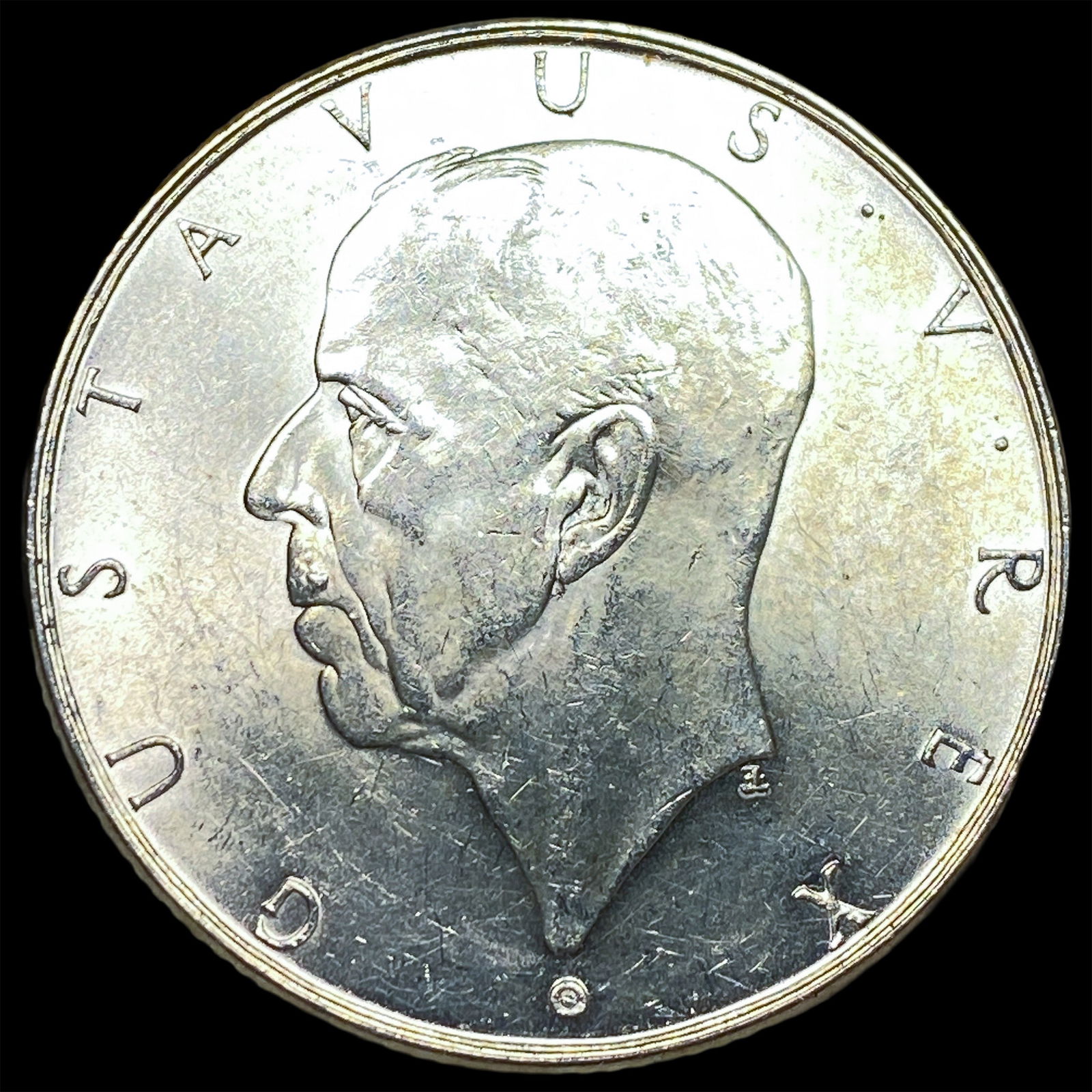 1938 Sweden Silver 2 Kroner UNCIRCULATED: 1938 Sweden Silver 2 Kroner UNCIRCULATED