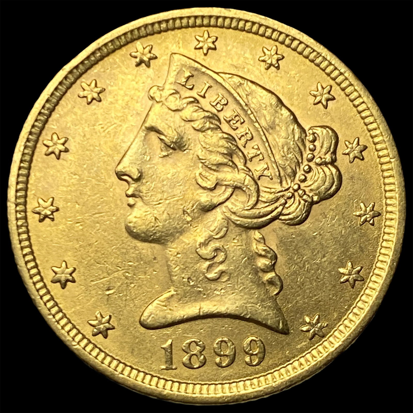 1899 Liberty Head Half Eagle $5 Gold UNCIRCULATED (1 of 2)