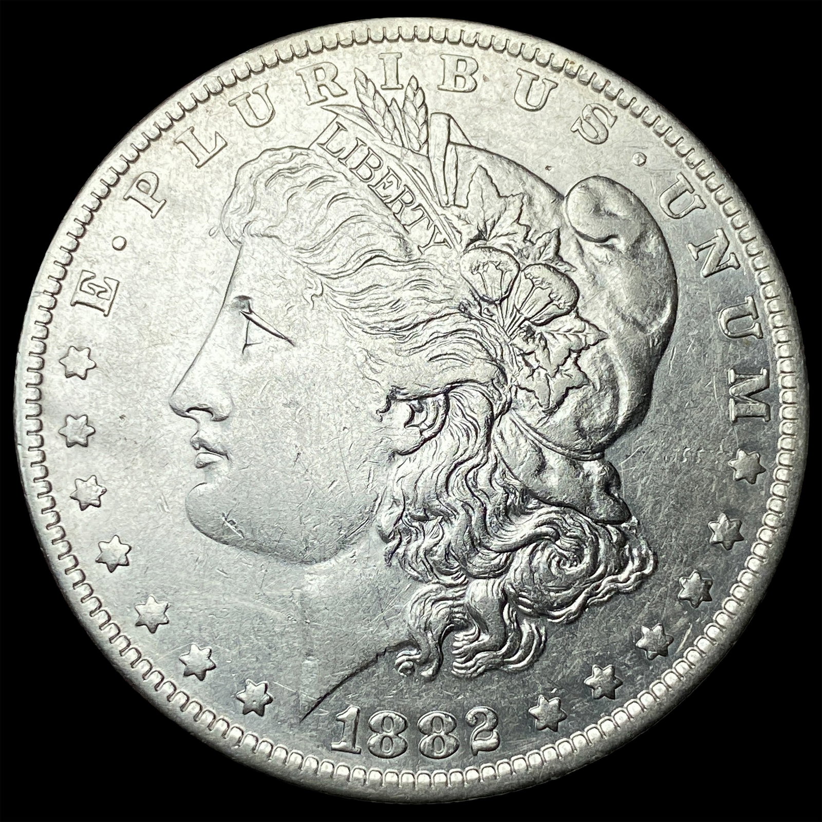 1882-O Morgan Silver Dollar NEARLY UNCIRCULATED: 1882-O Morgan Silver Dollar NEARLY UNCIRCULATED